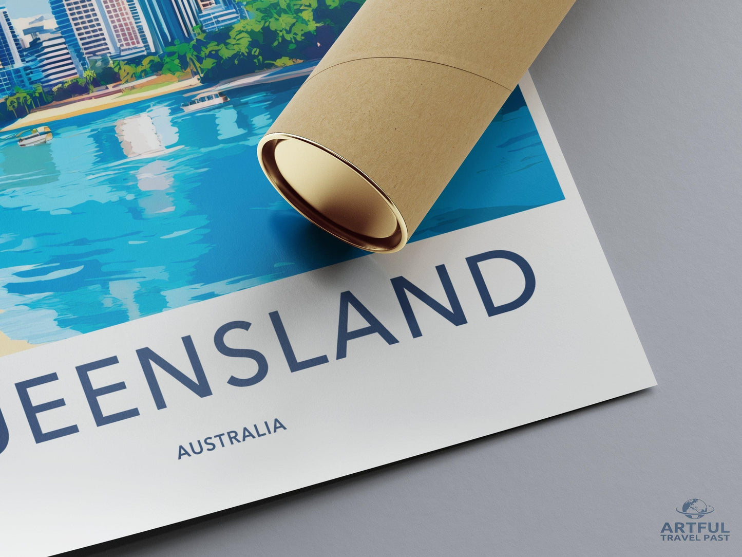 Queensland Poster | Australia Wall Art | Australia Decor