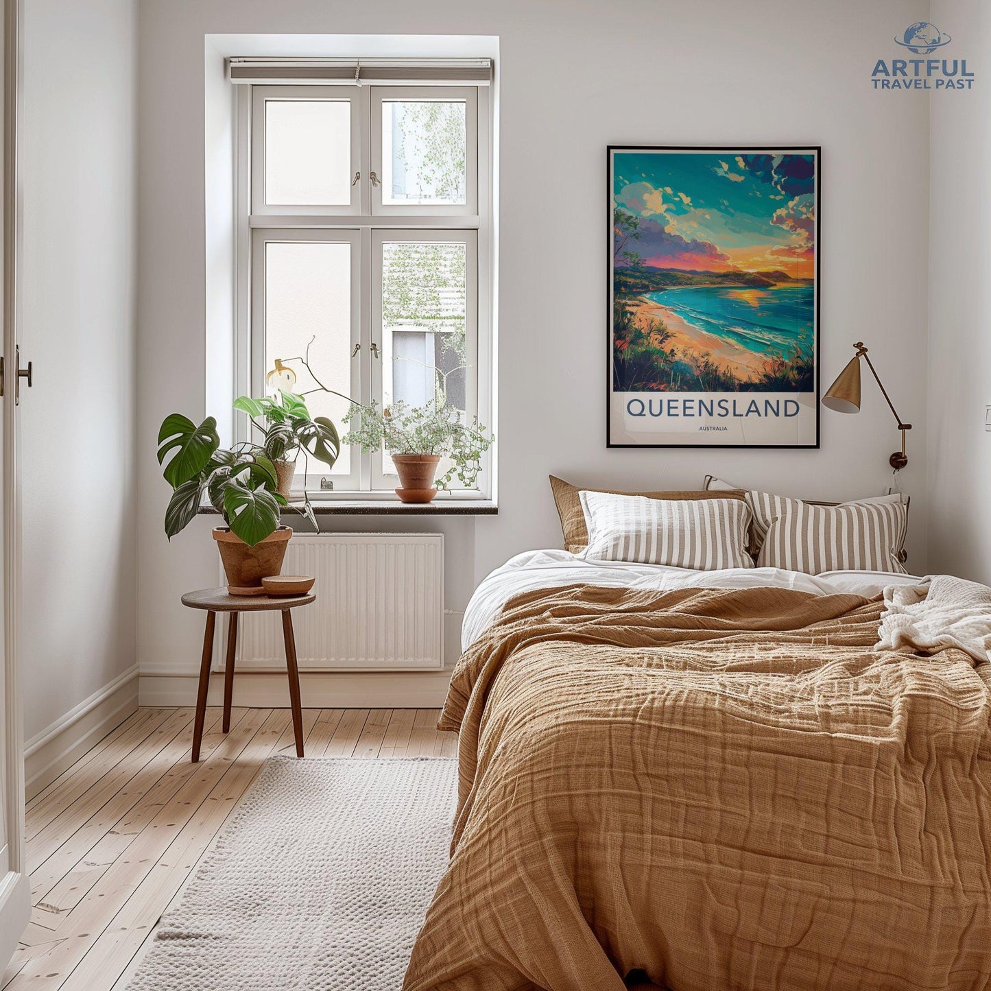 Queensland Poster | Australia Wall Art | Oceania Decor