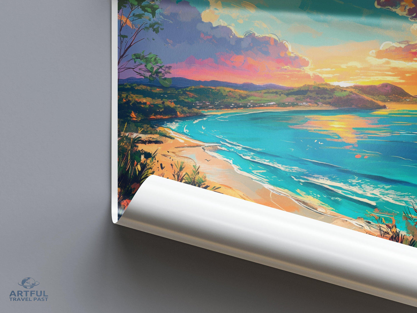 Queensland Poster | Australia Wall Art | Oceania Decor