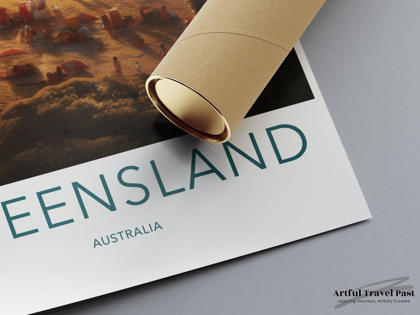 Queensland Poster | Tropical Christmas | Australia Wall Art