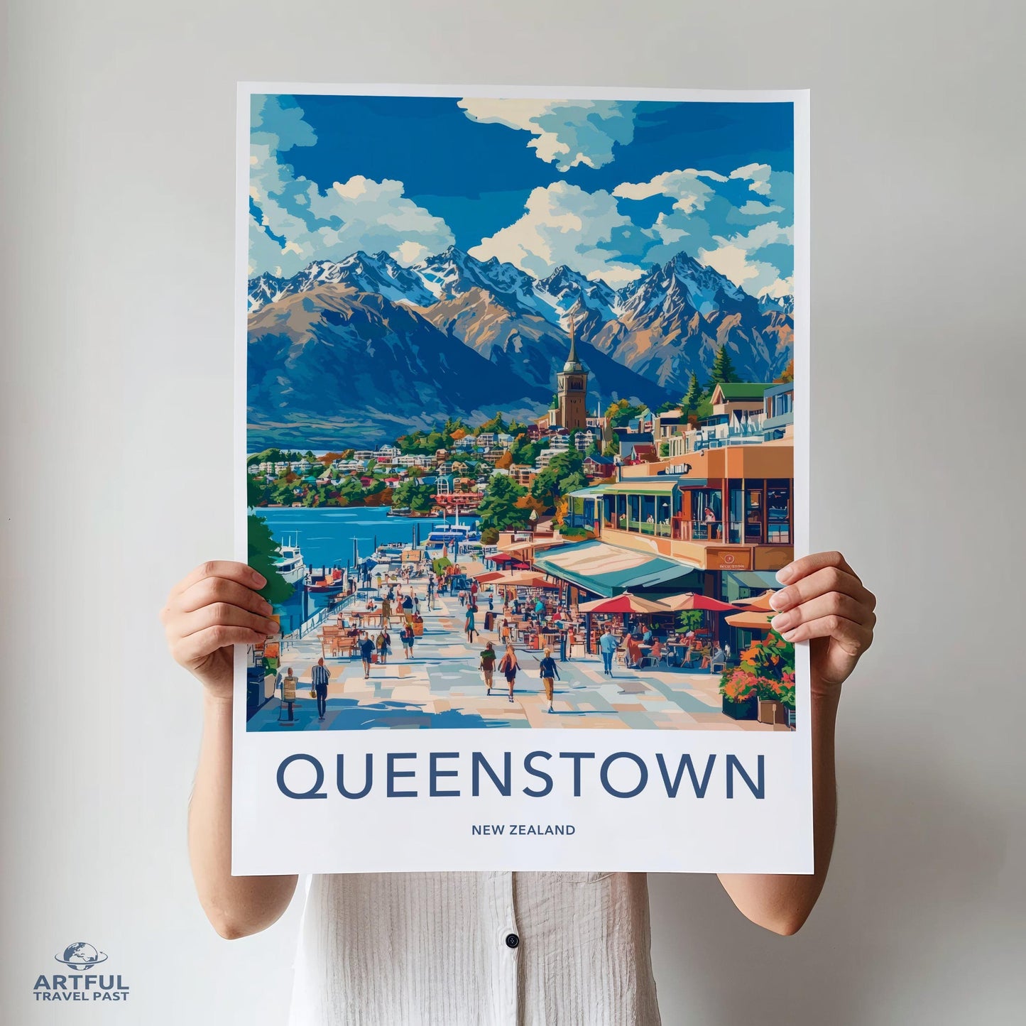 Queenstown Poster | New Zealand Wall Art