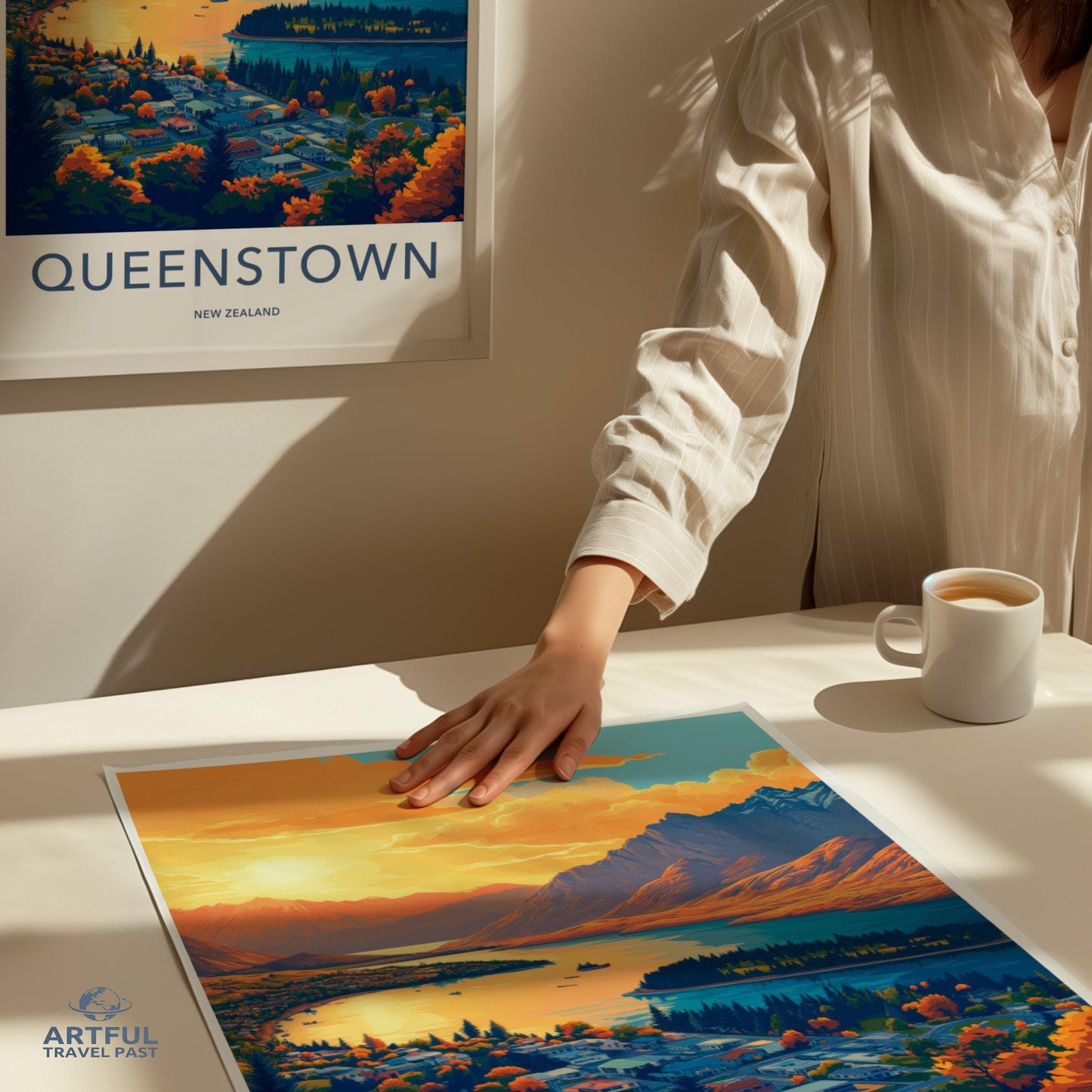 Queenstown Poster - New Zealand Wall Art