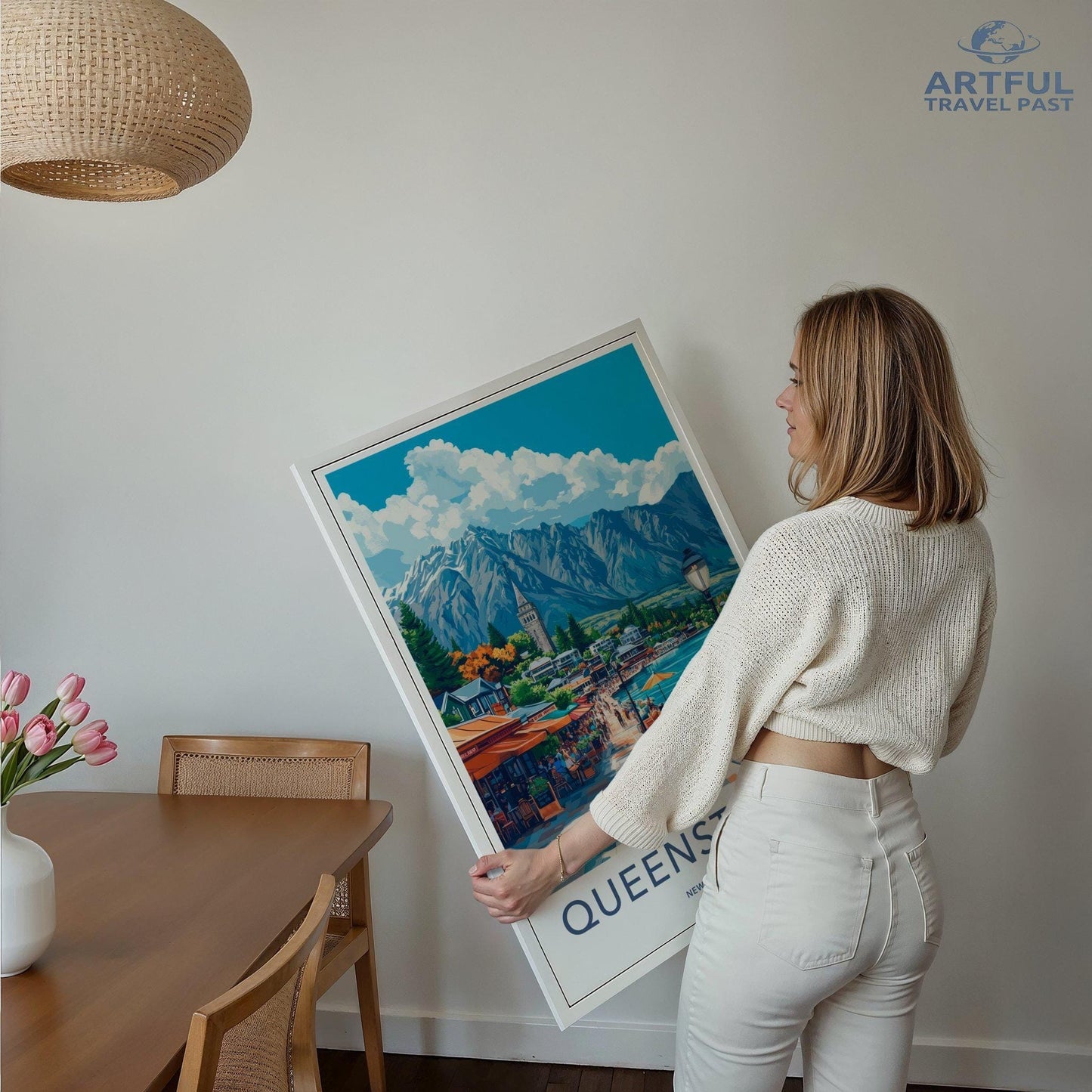 Queenstown Poster - New Zealand Wall Art