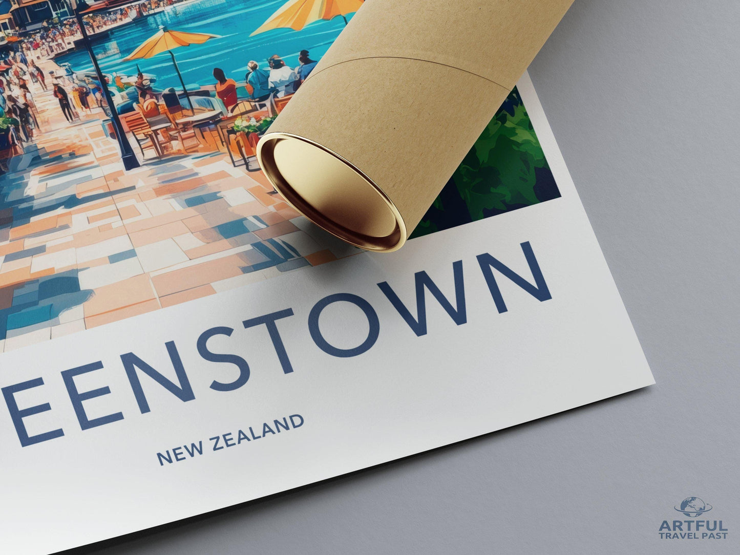 Queenstown Poster - New Zealand Wall Art