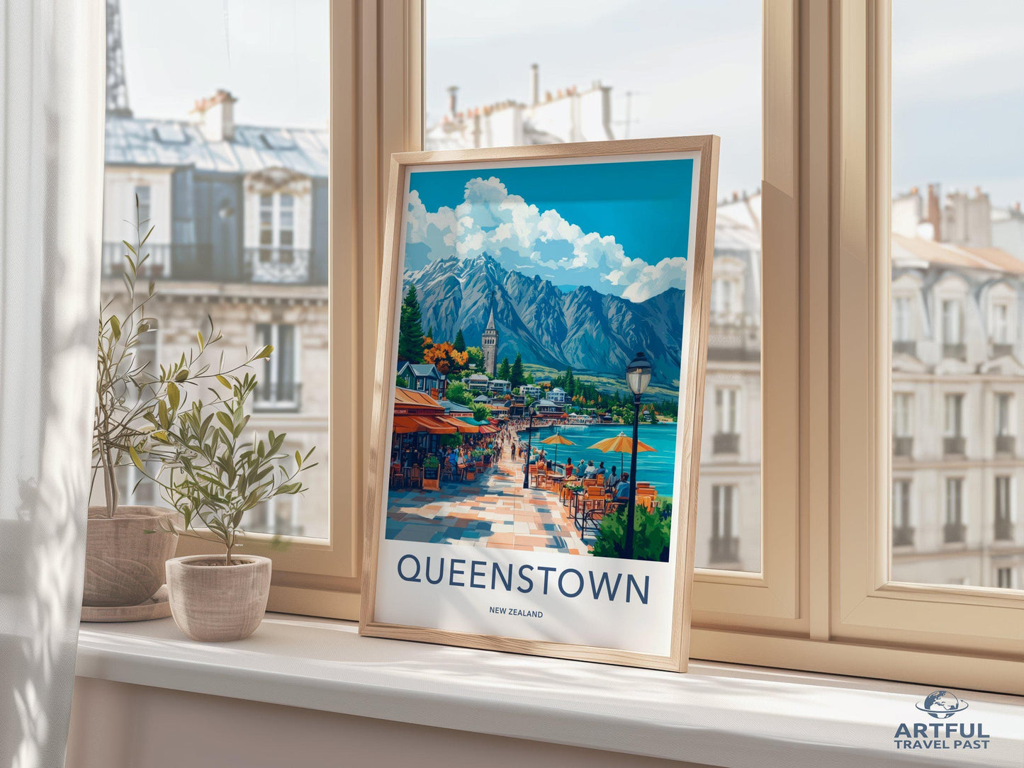 Queenstown Poster - New Zealand Wall Art