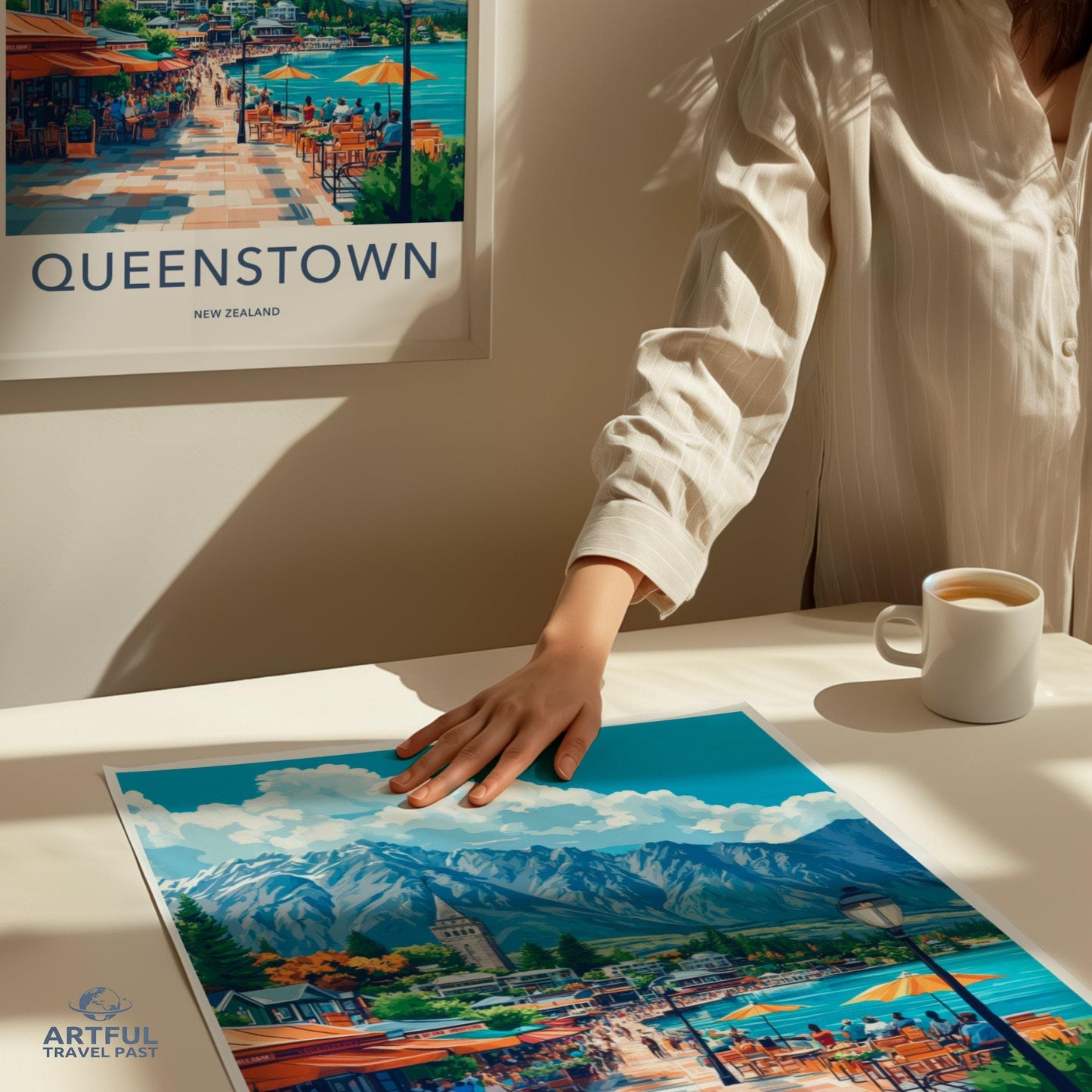 Queenstown Poster - New Zealand Wall Art