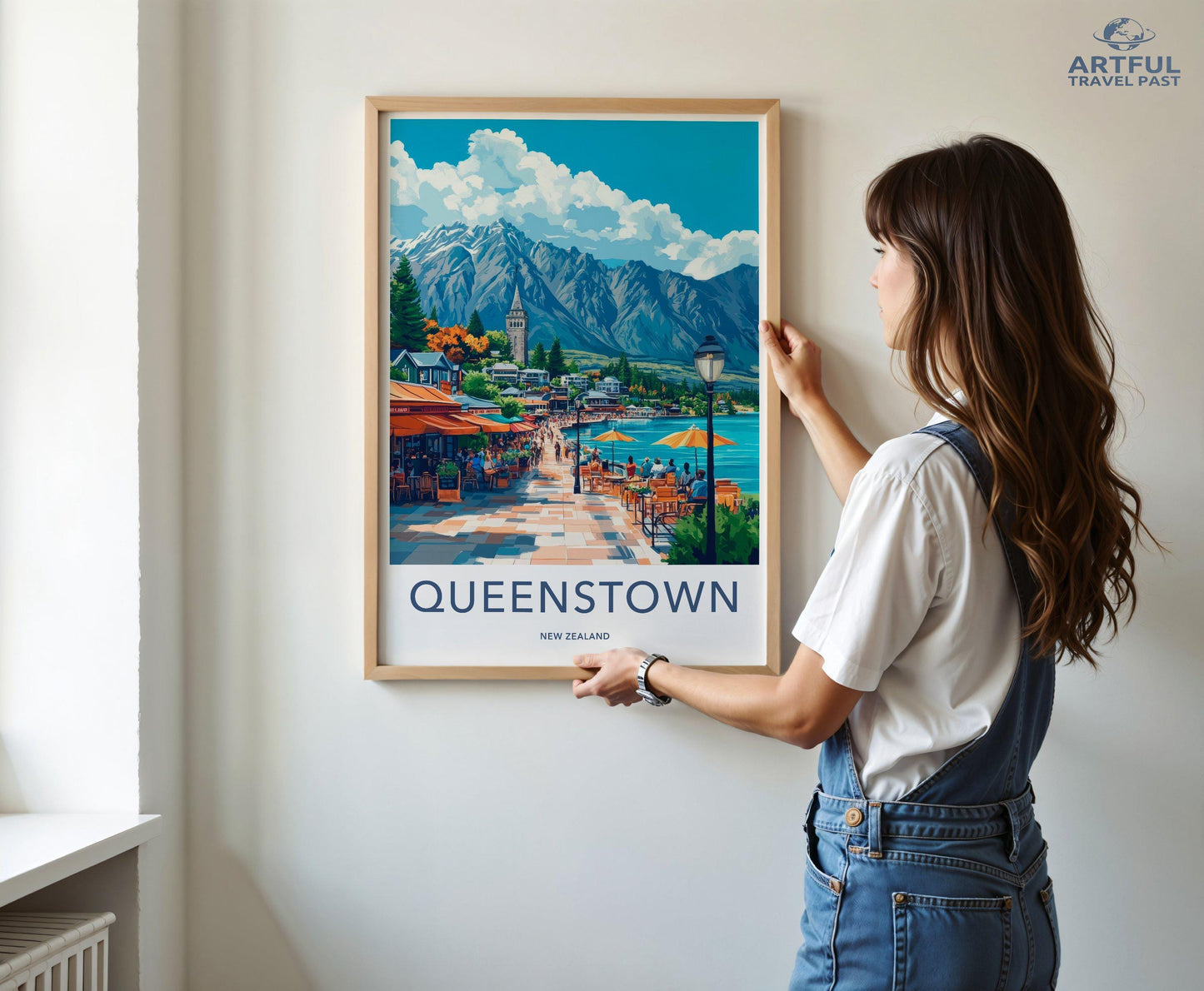 Queenstown Poster - New Zealand Wall Art