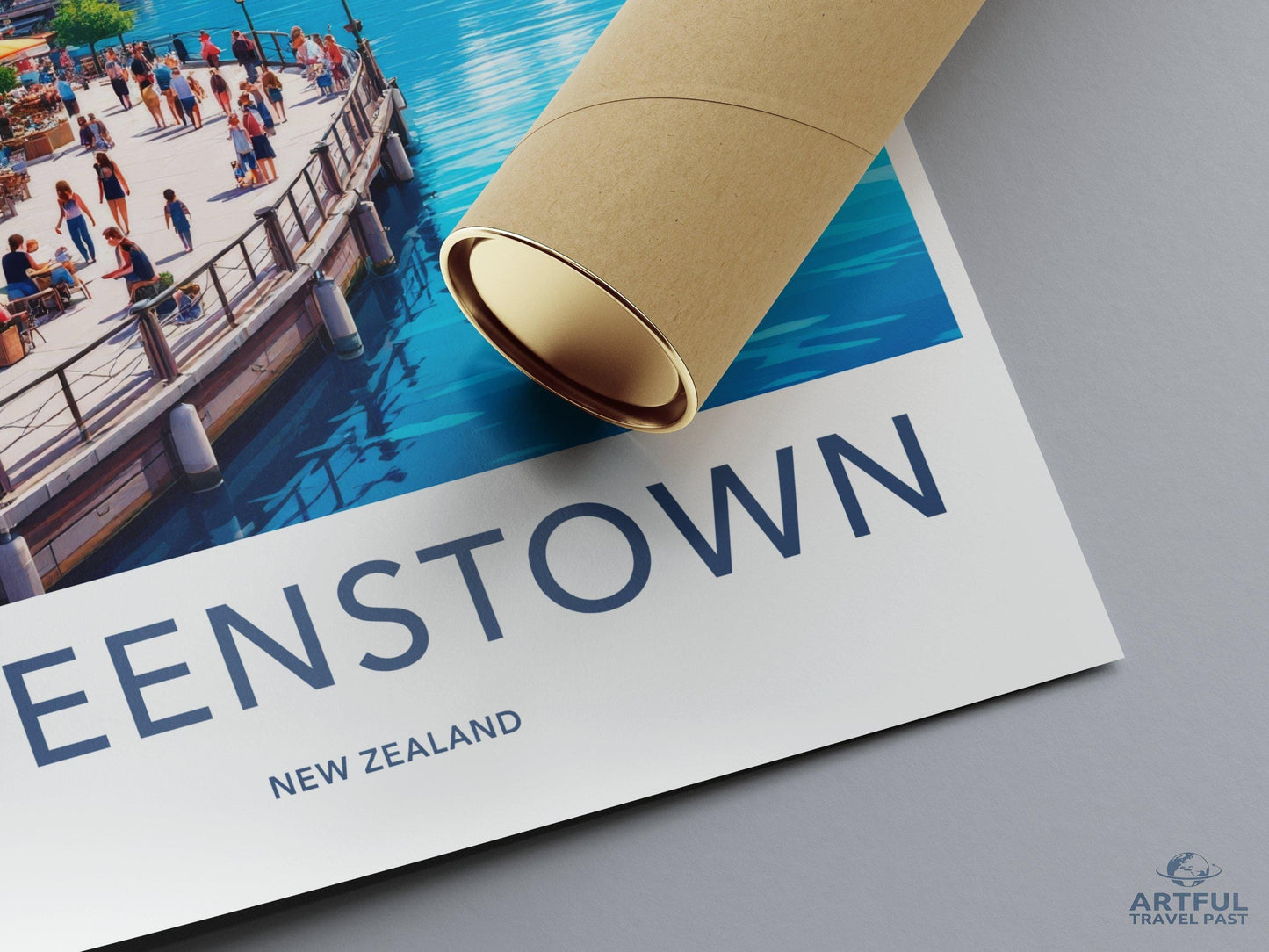 Queenstown Poster - New Zealand Wall Art