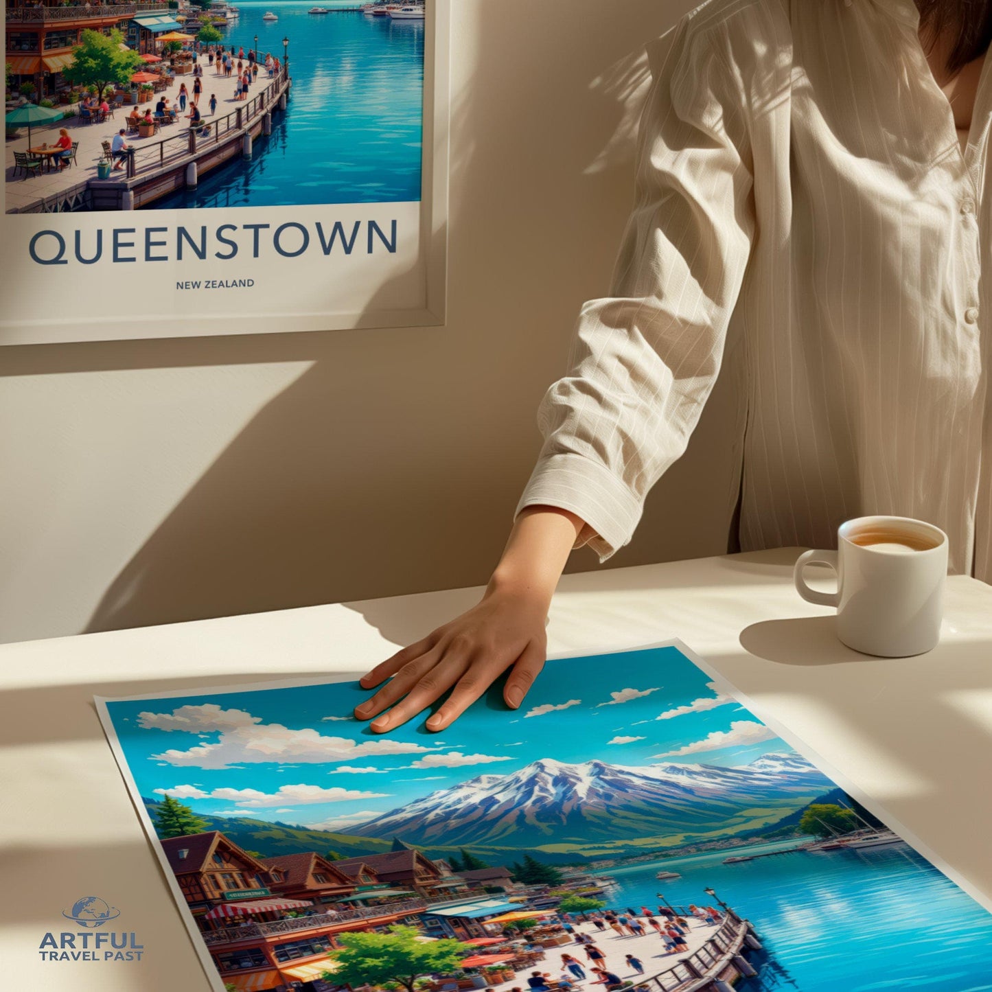 Queenstown Poster - New Zealand Wall Art