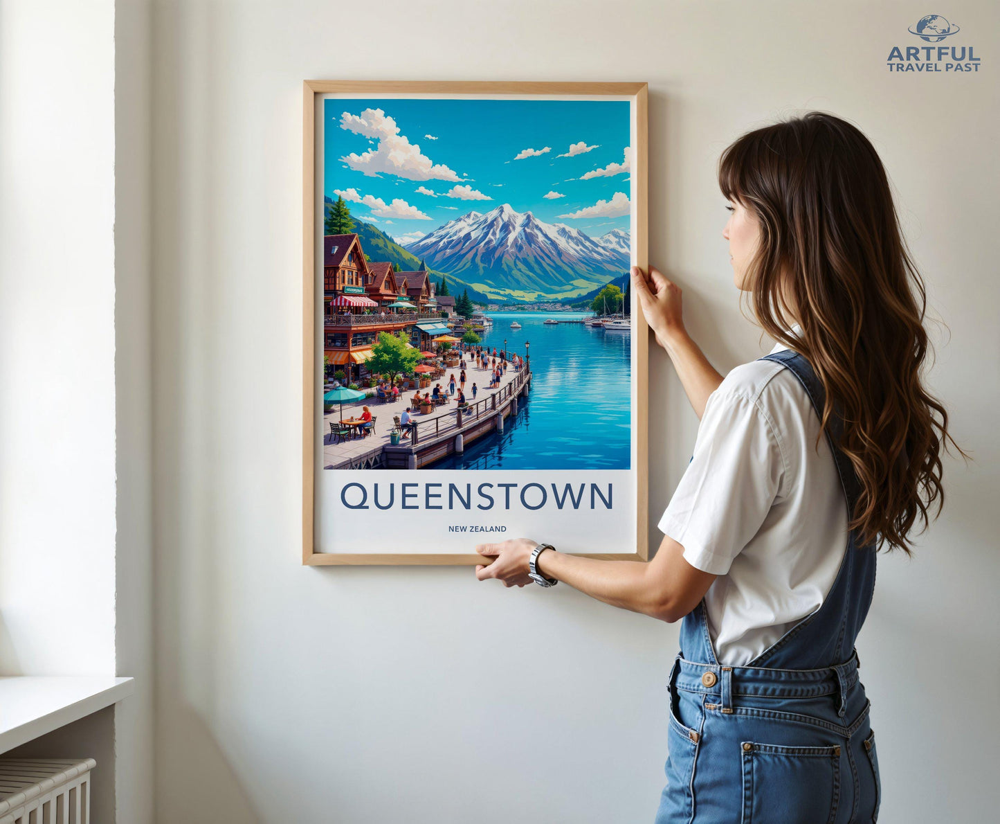 Queenstown Poster - New Zealand Wall Art