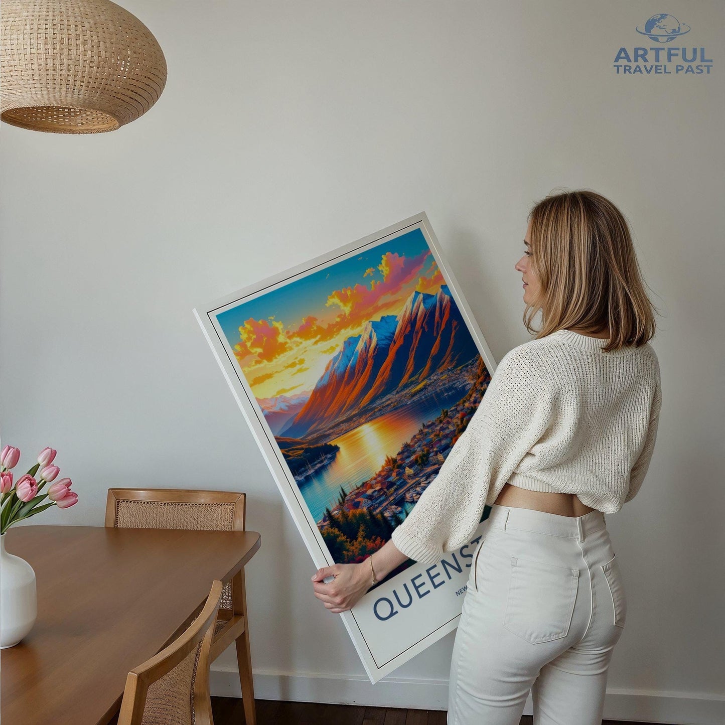 Queenstown Poster - New Zealand Wall Art