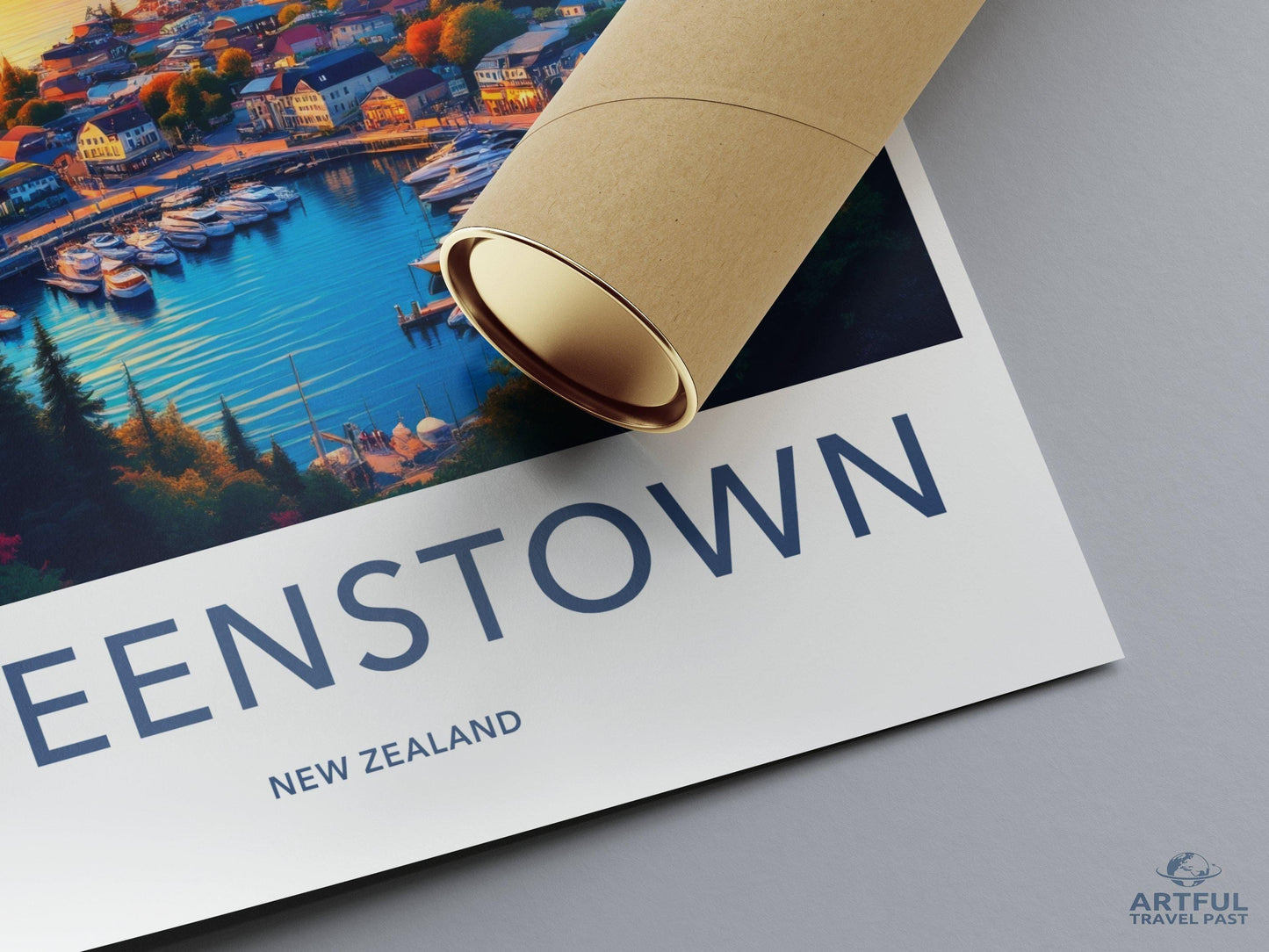 Queenstown Poster - New Zealand Wall Art