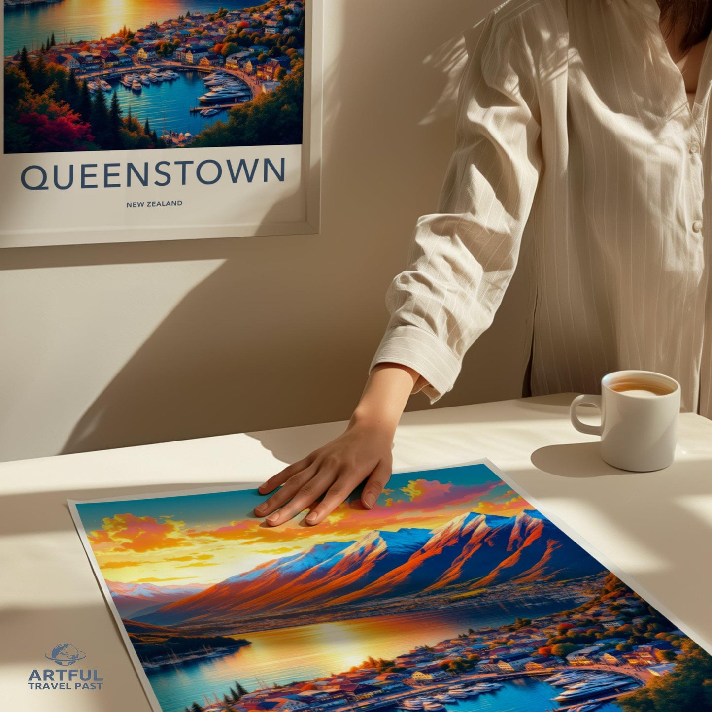 Queenstown Poster - New Zealand Wall Art