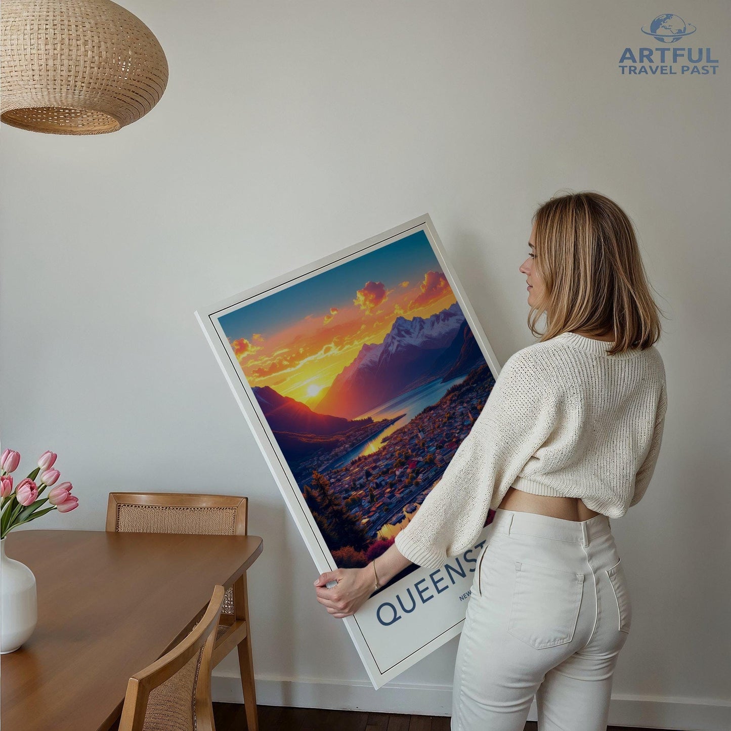Queenstown Poster - New Zealand Wall Art