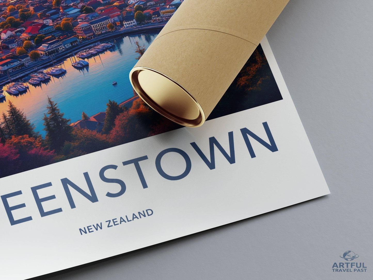 Queenstown Poster - New Zealand Wall Art