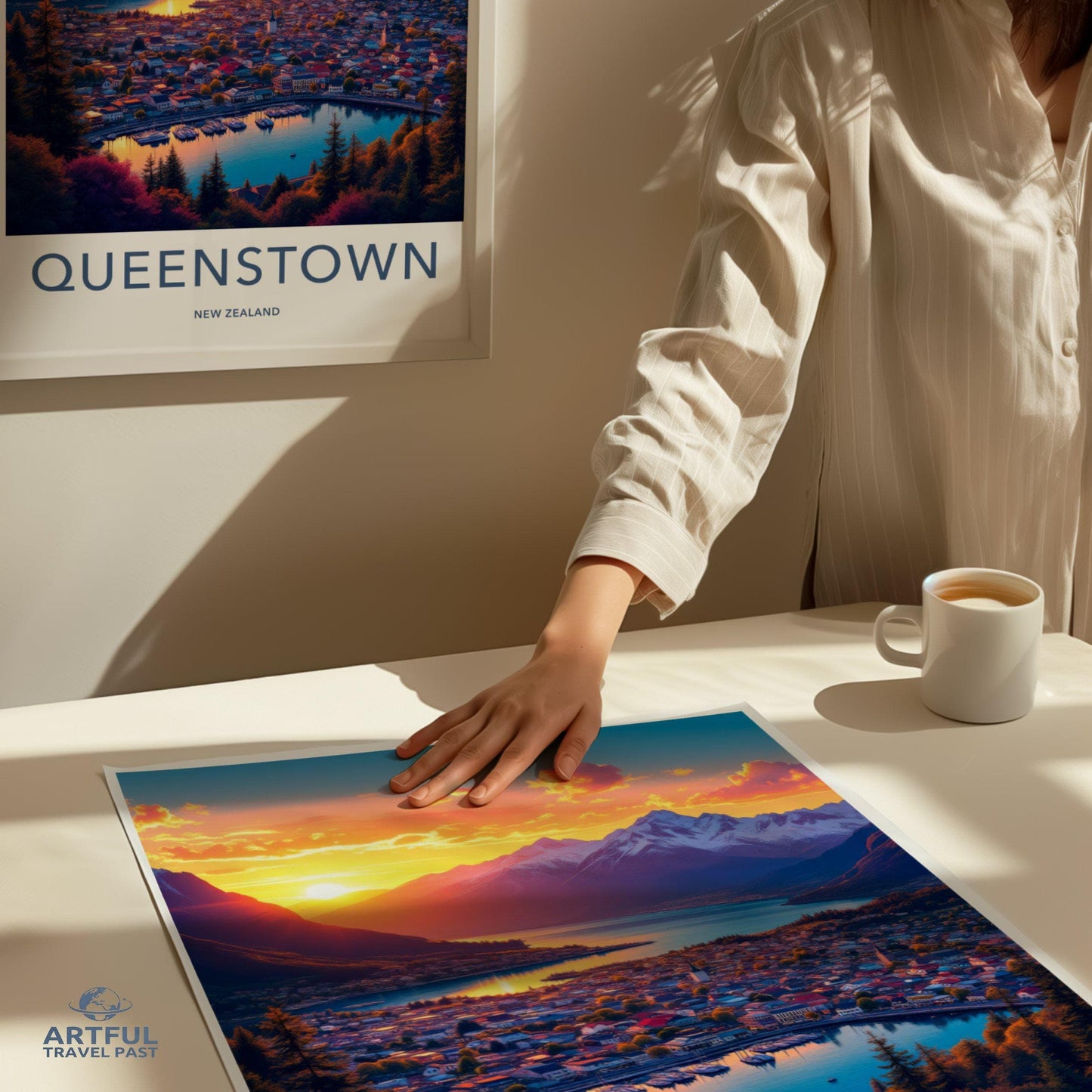 Queenstown Poster - New Zealand Wall Art