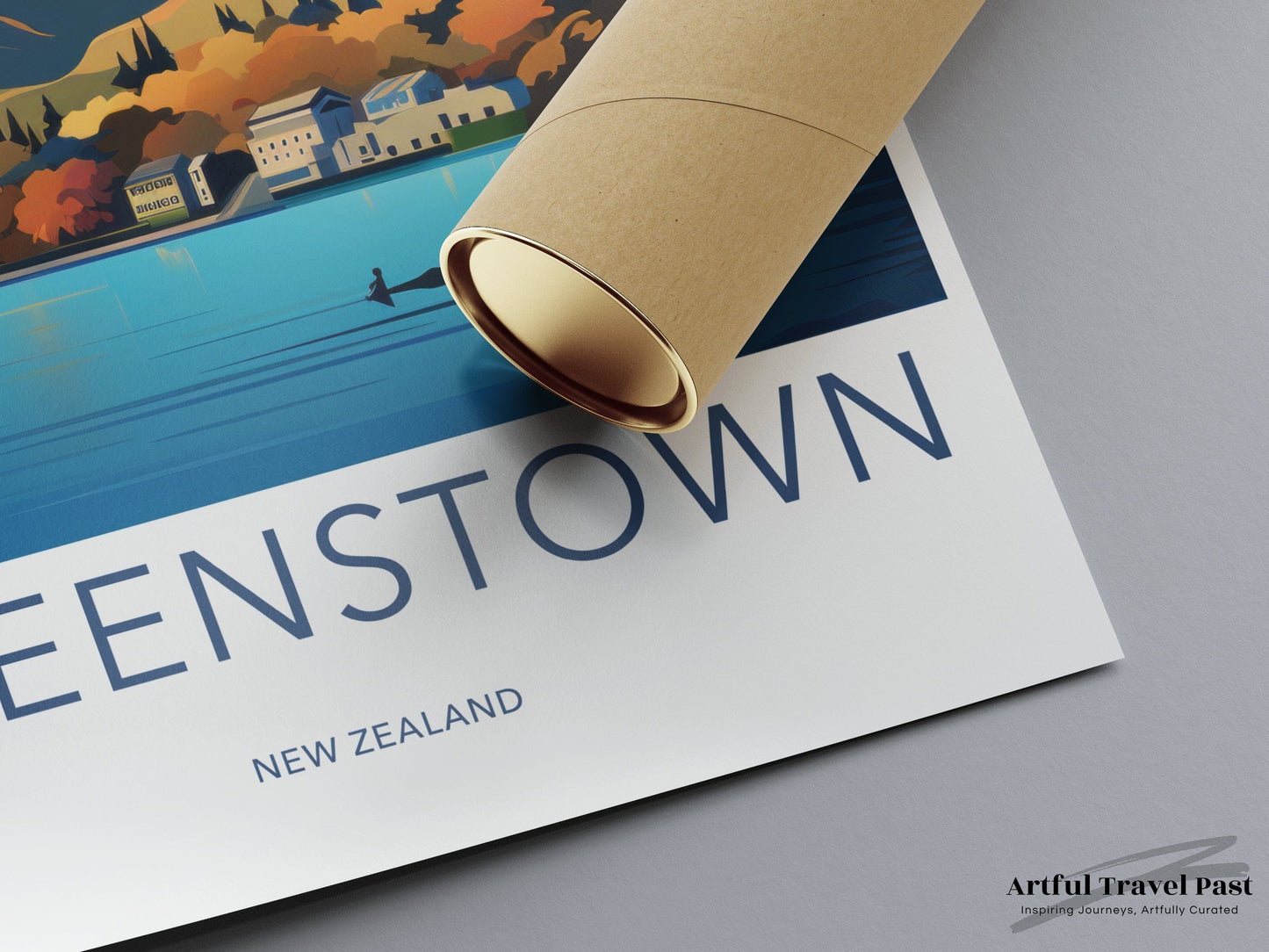 Queenstown Poster - New Zealand Wall Art