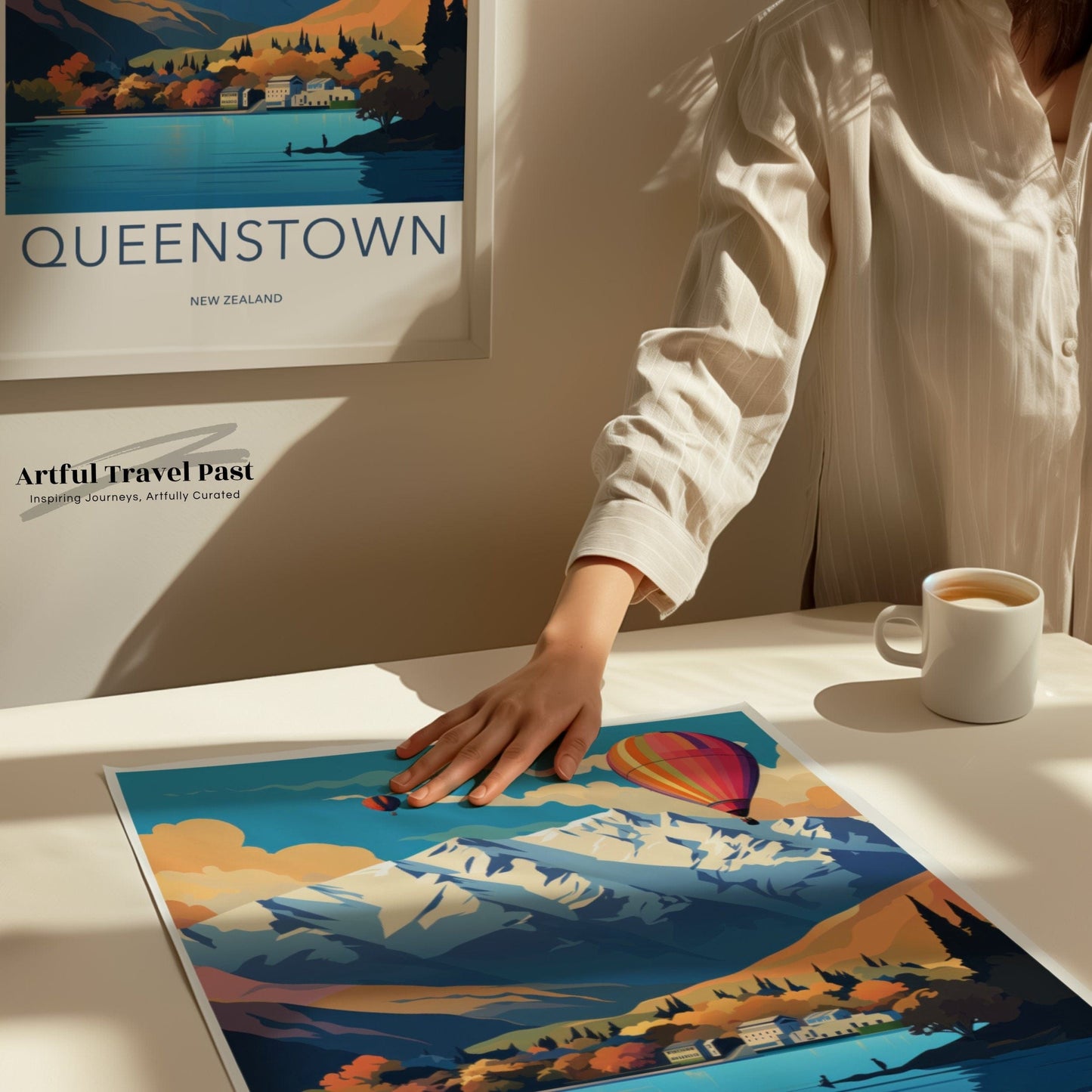 Queenstown Poster - New Zealand Wall Art