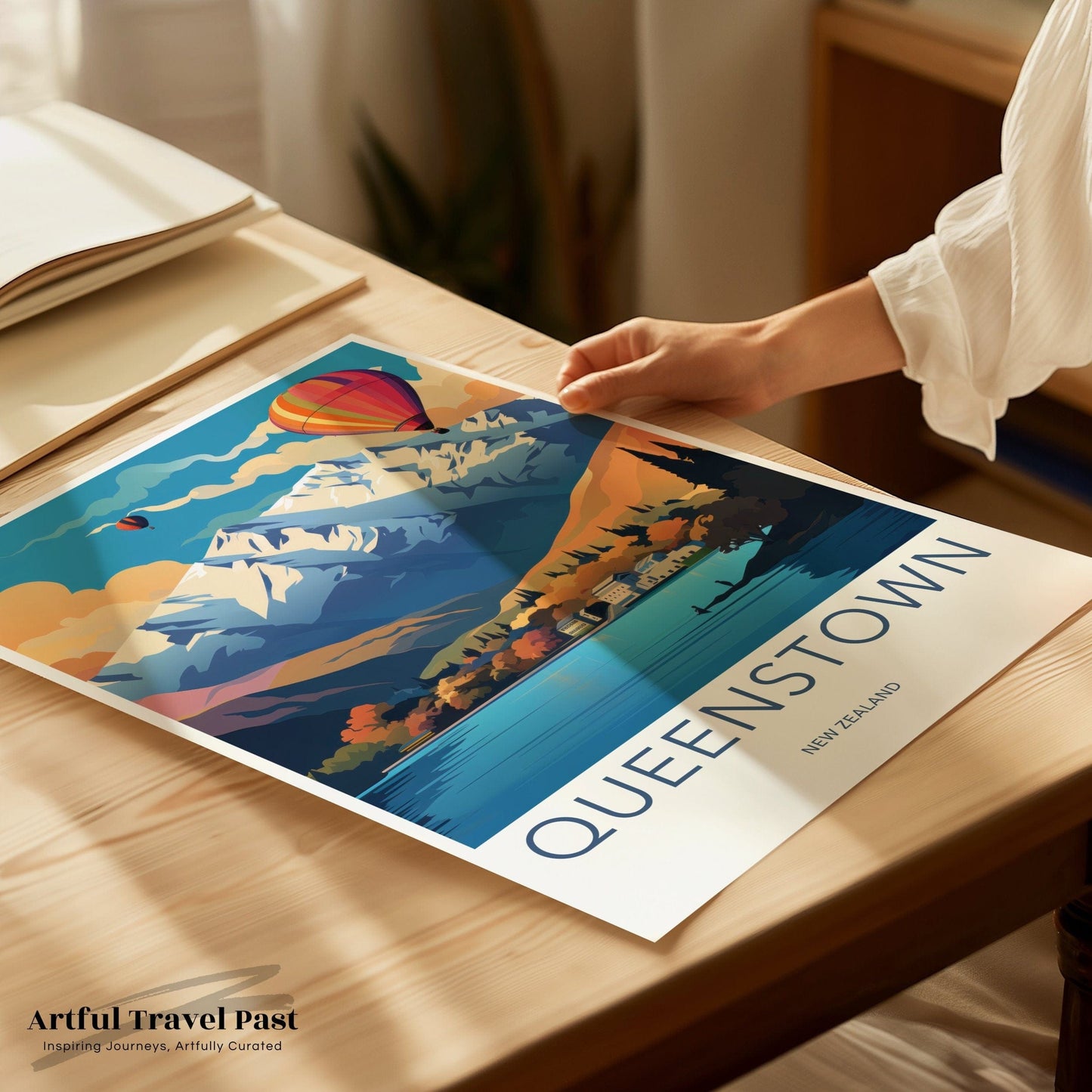 Queenstown Poster - New Zealand Wall Art