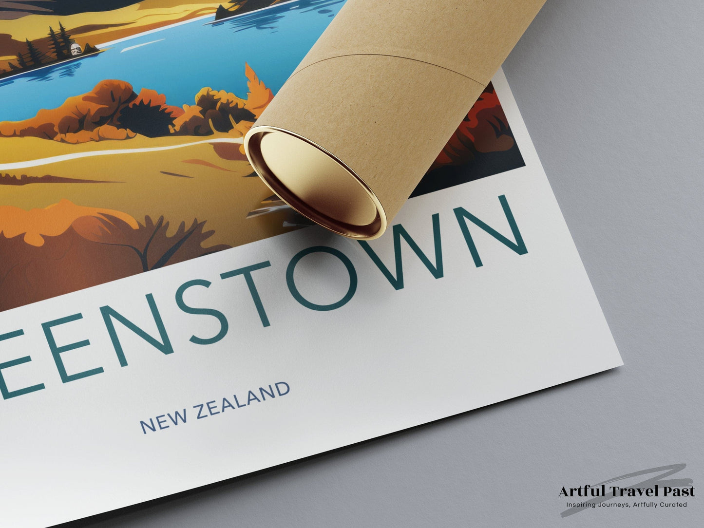 Queenstown Poster | New Zealand Wall Art