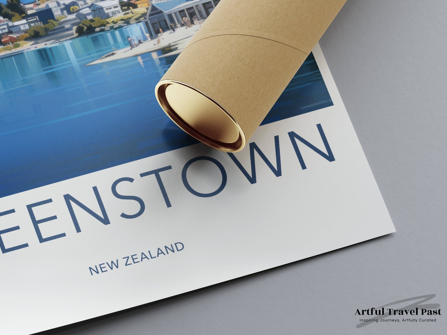Queenstown Poster - New Zealand Wall Art