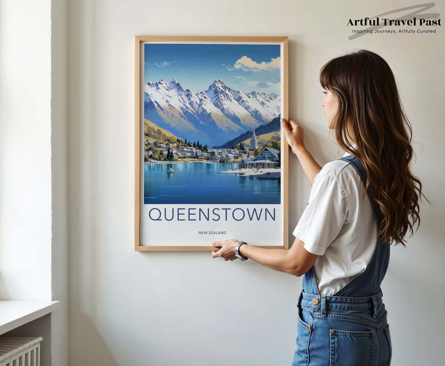Queenstown Poster - New Zealand Wall Art