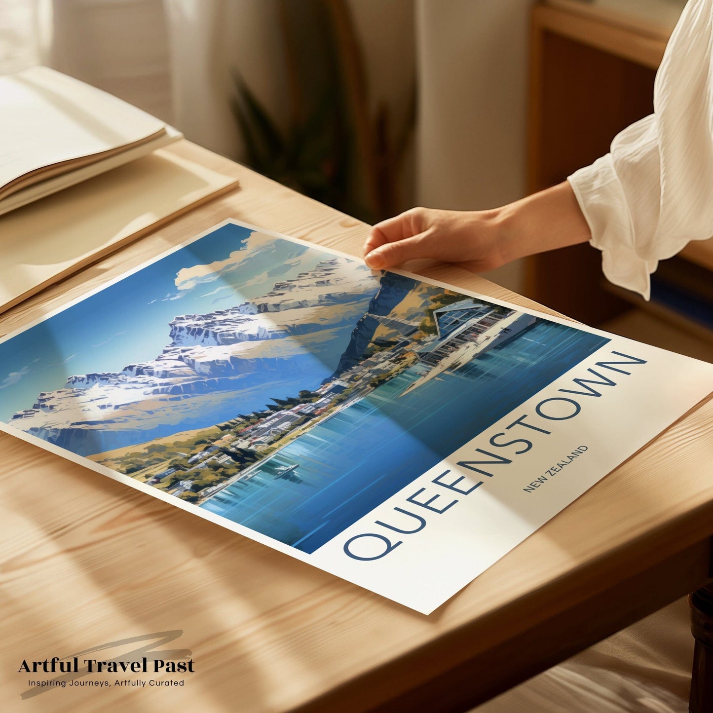 Queenstown Poster - New Zealand Wall Art