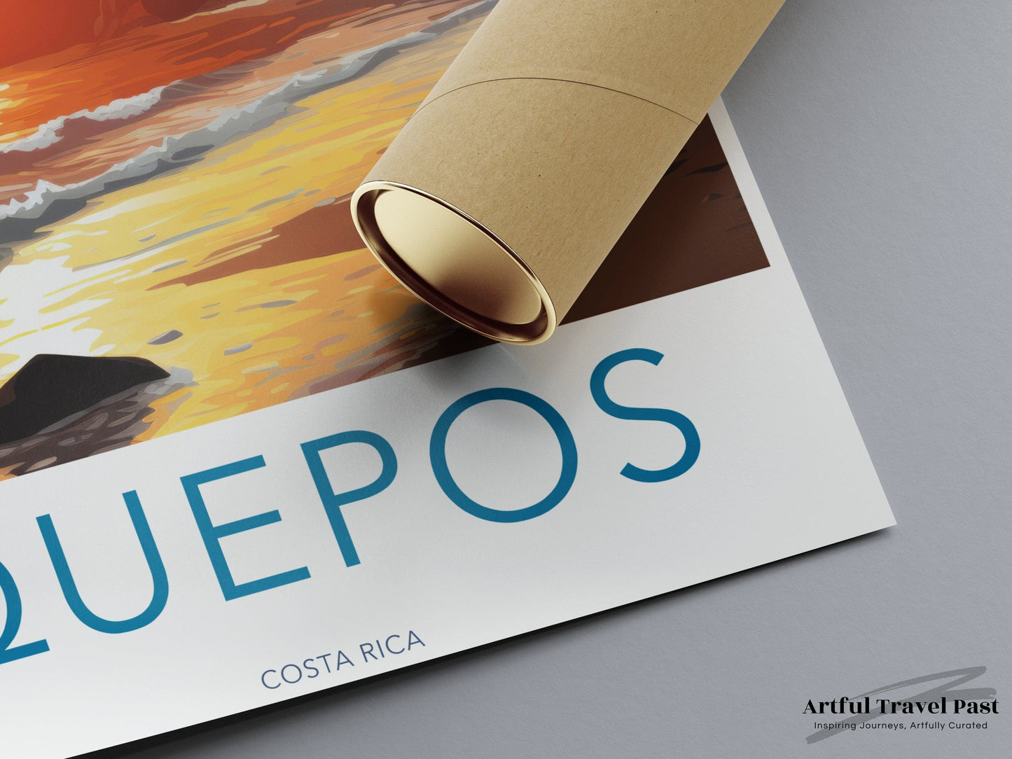 Quepos Poster | Caribbean Wall Art