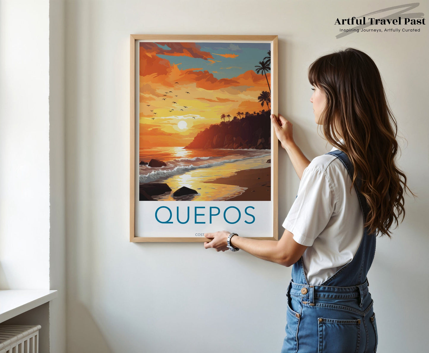 Quepos Poster | Caribbean Wall Art
