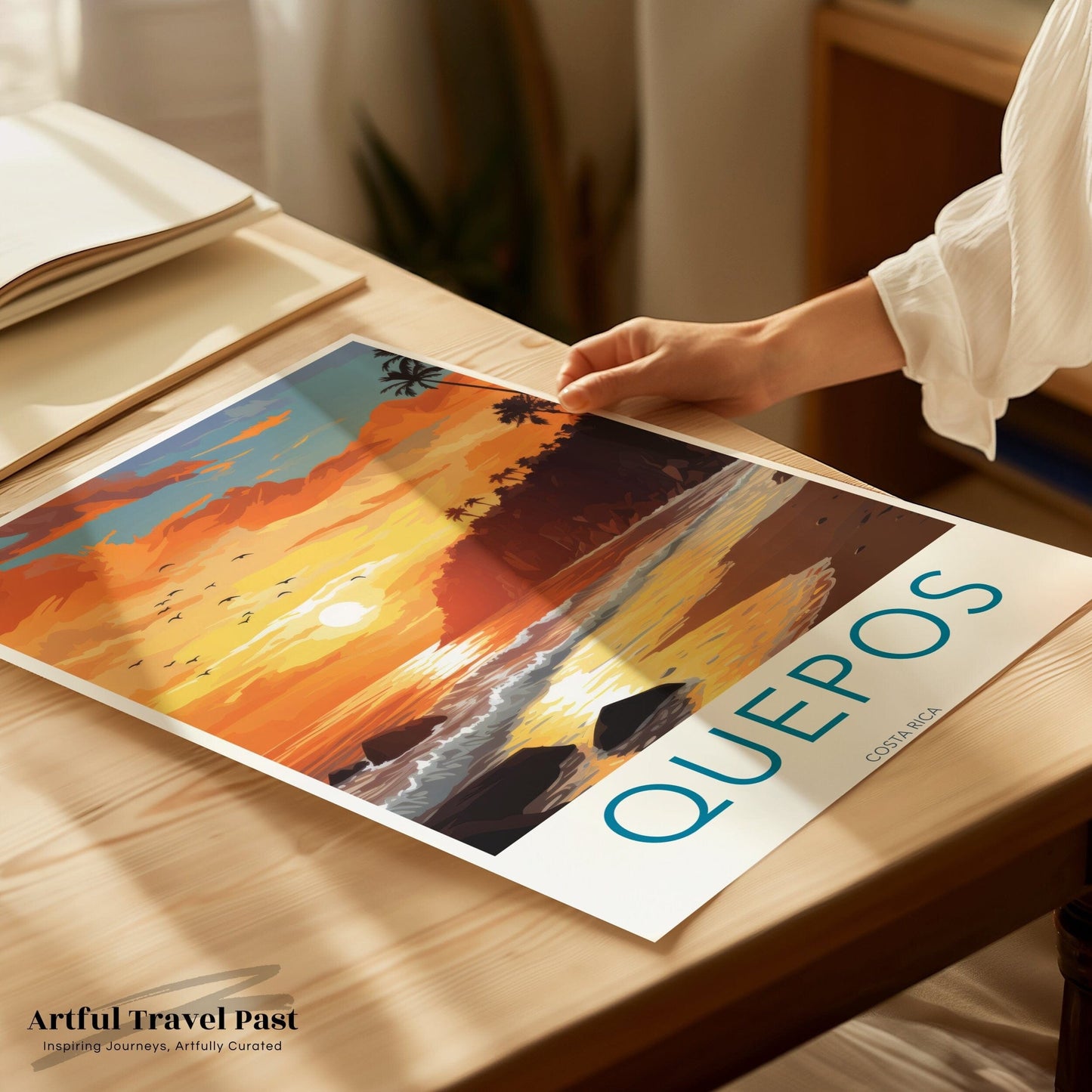 Quepos Poster | Caribbean Wall Art