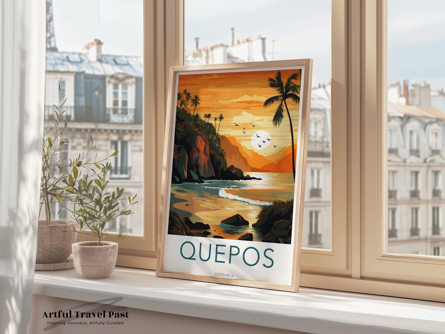 Quepos Poster - Costa Rica Wall Art