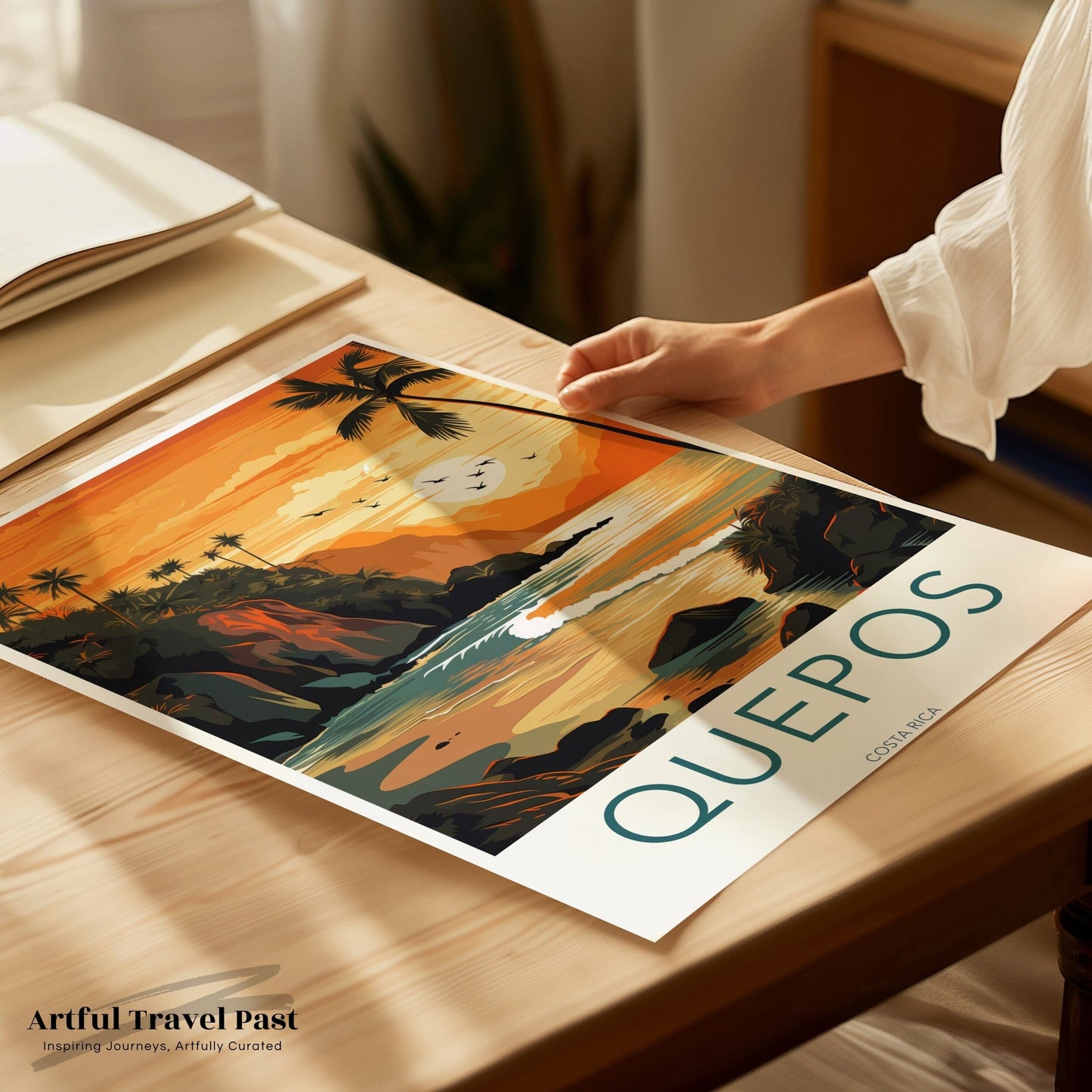 Quepos Poster - Costa Rica Wall Art