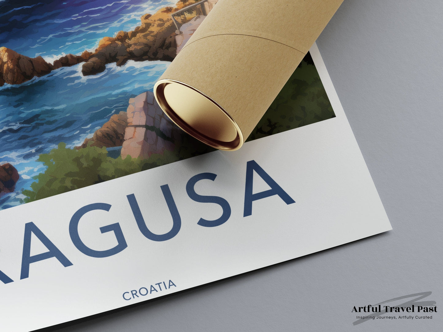 Ragusa Poster | Croatia Wall Art | Eastern Europe Decor