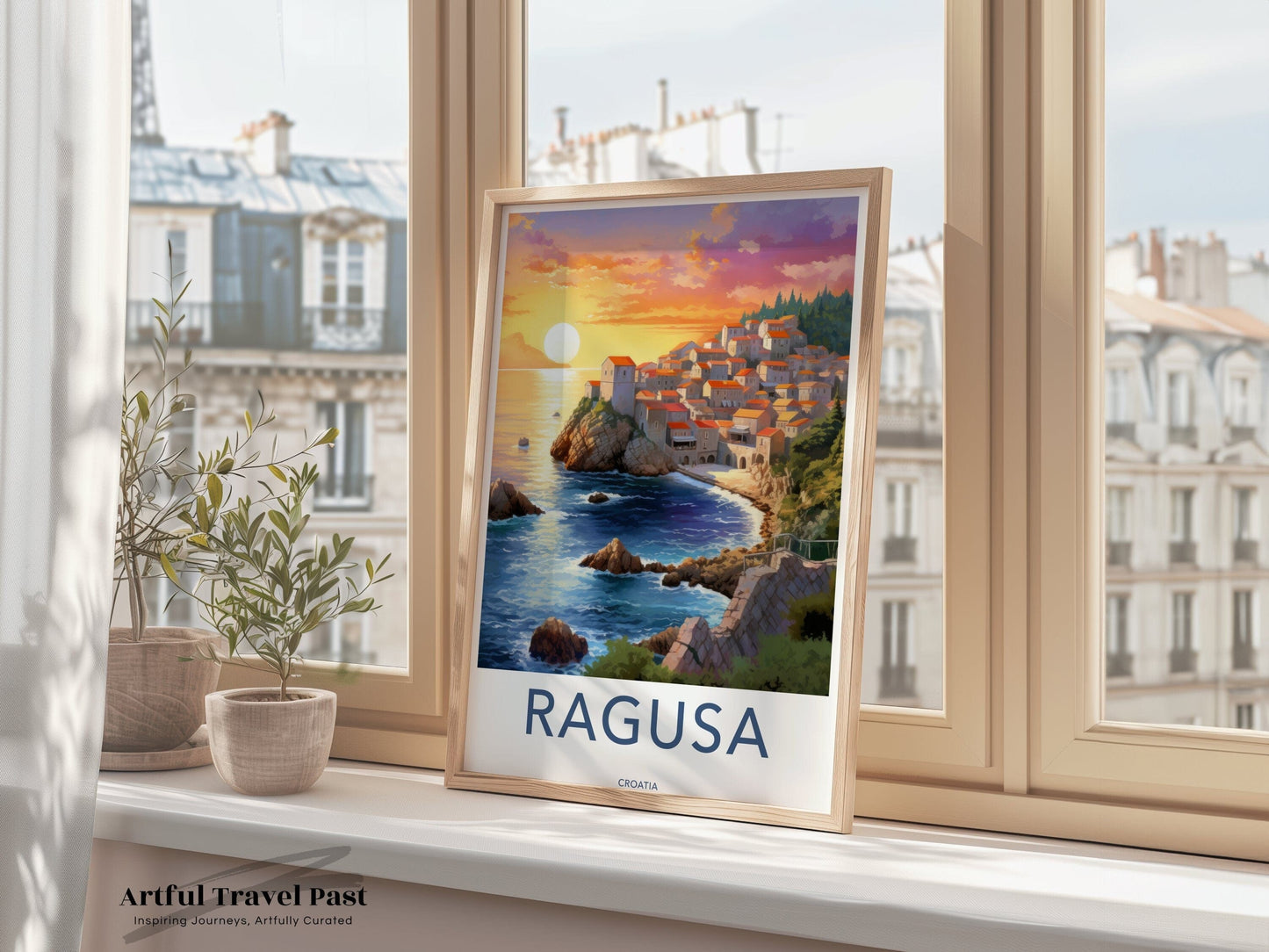 Ragusa Poster | Croatia Wall Art | Eastern Europe Decor