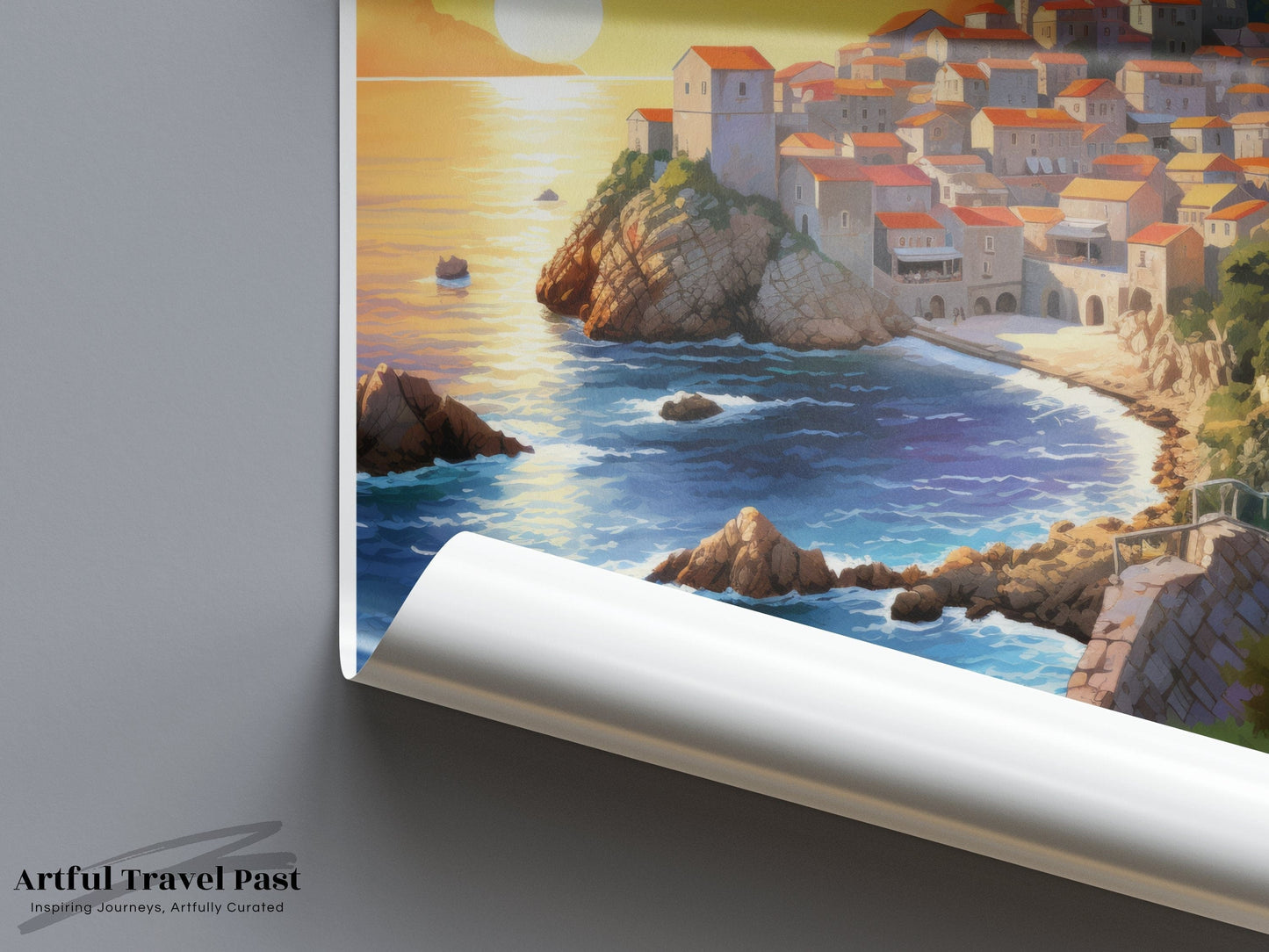 Ragusa Poster | Croatia Wall Art | Eastern Europe Decor
