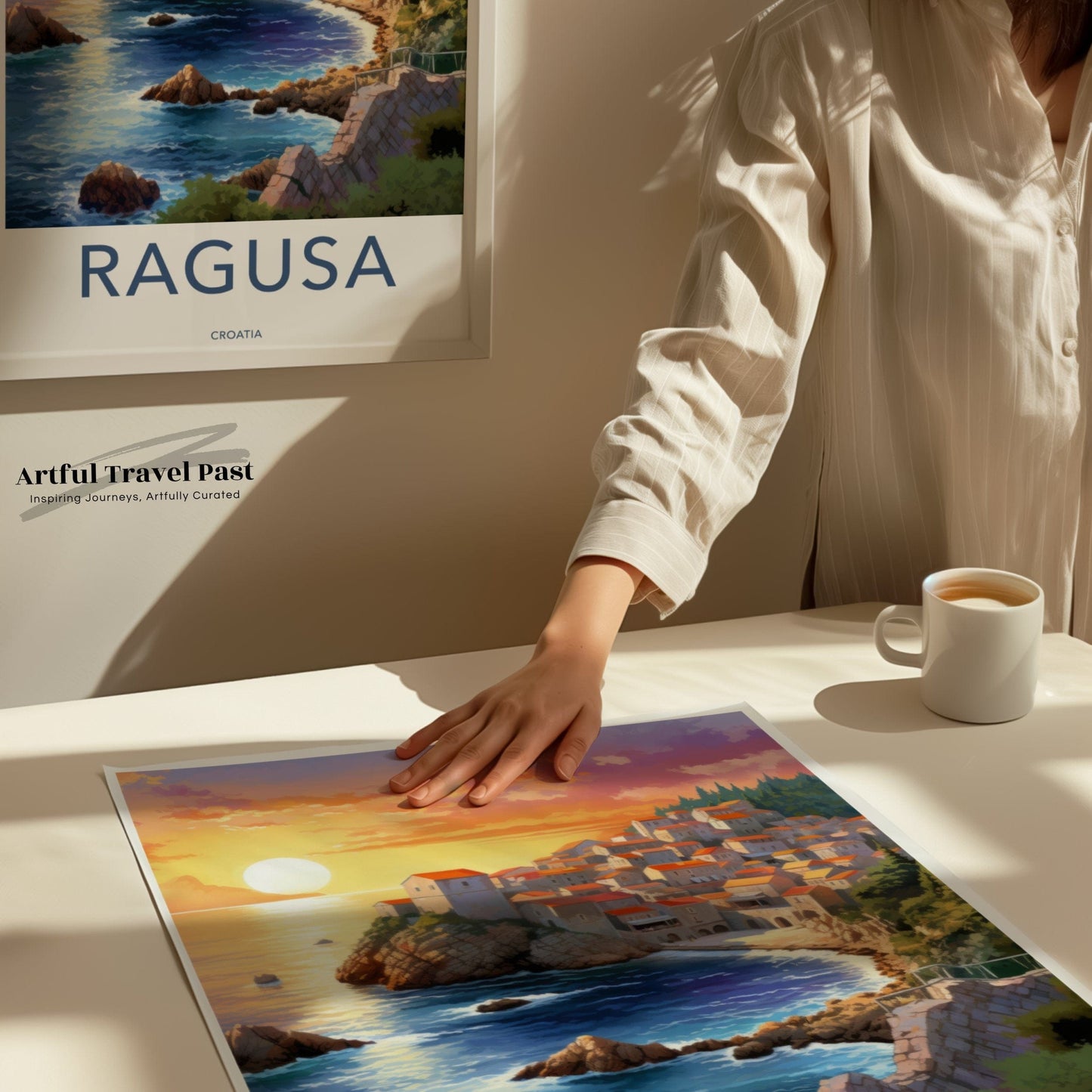 Ragusa Poster | Croatia Wall Art | Eastern Europe Decor