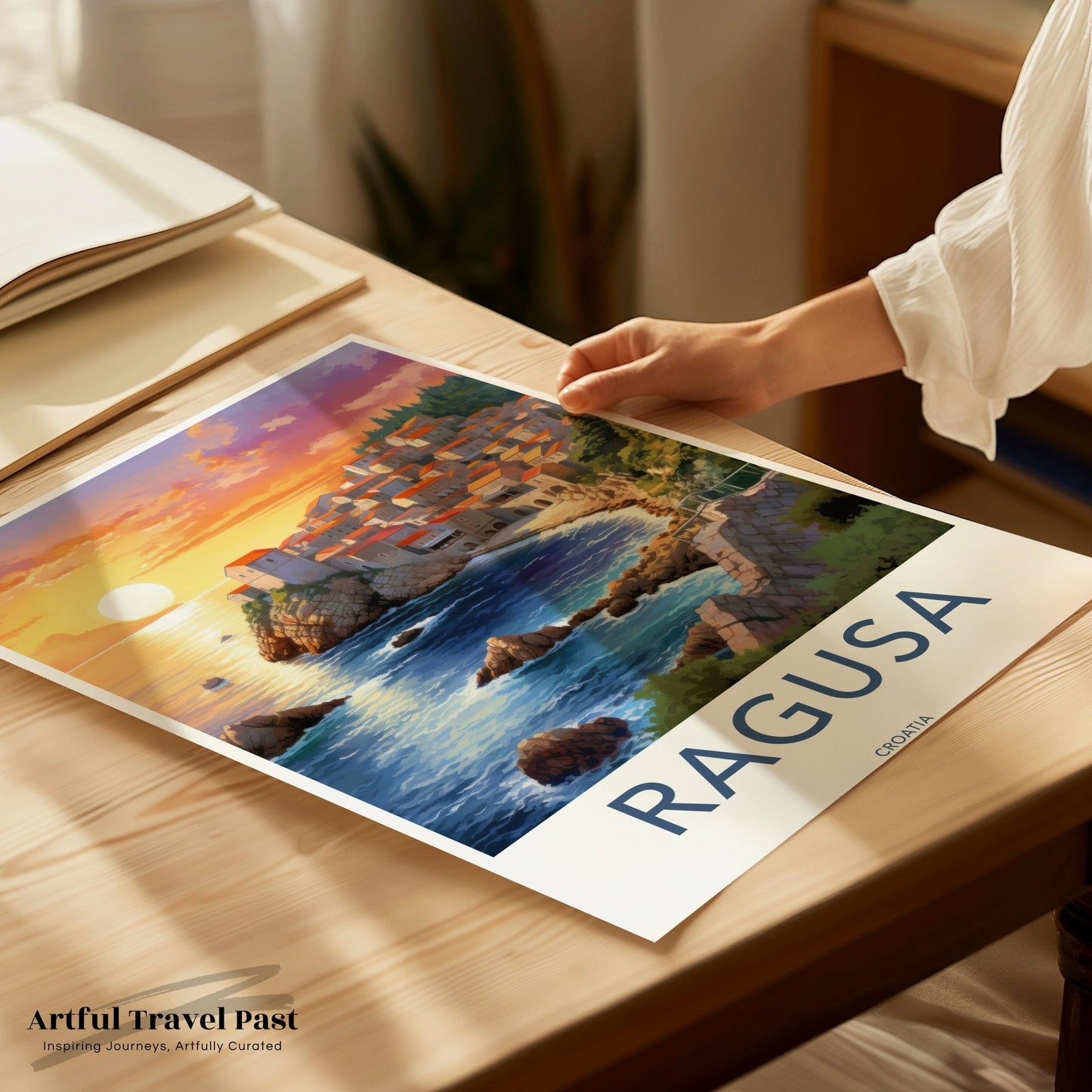 Ragusa Poster | Croatia Wall Art | Eastern Europe Decor