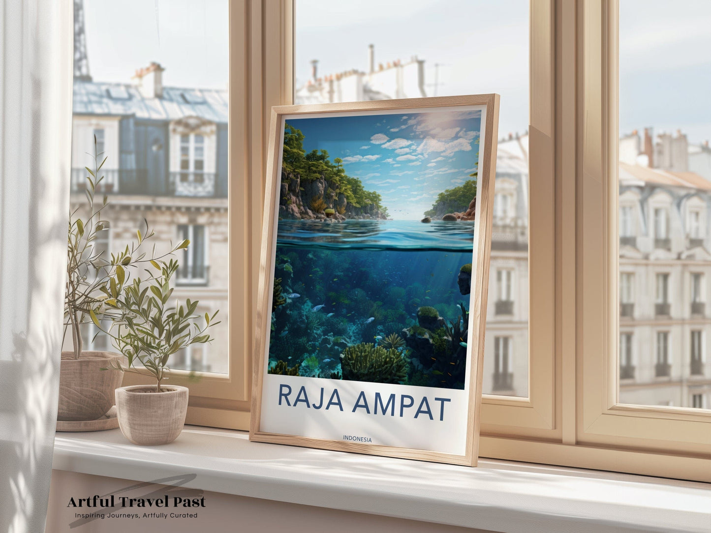 Raja Ampat Poster - Indonesia Wall Art