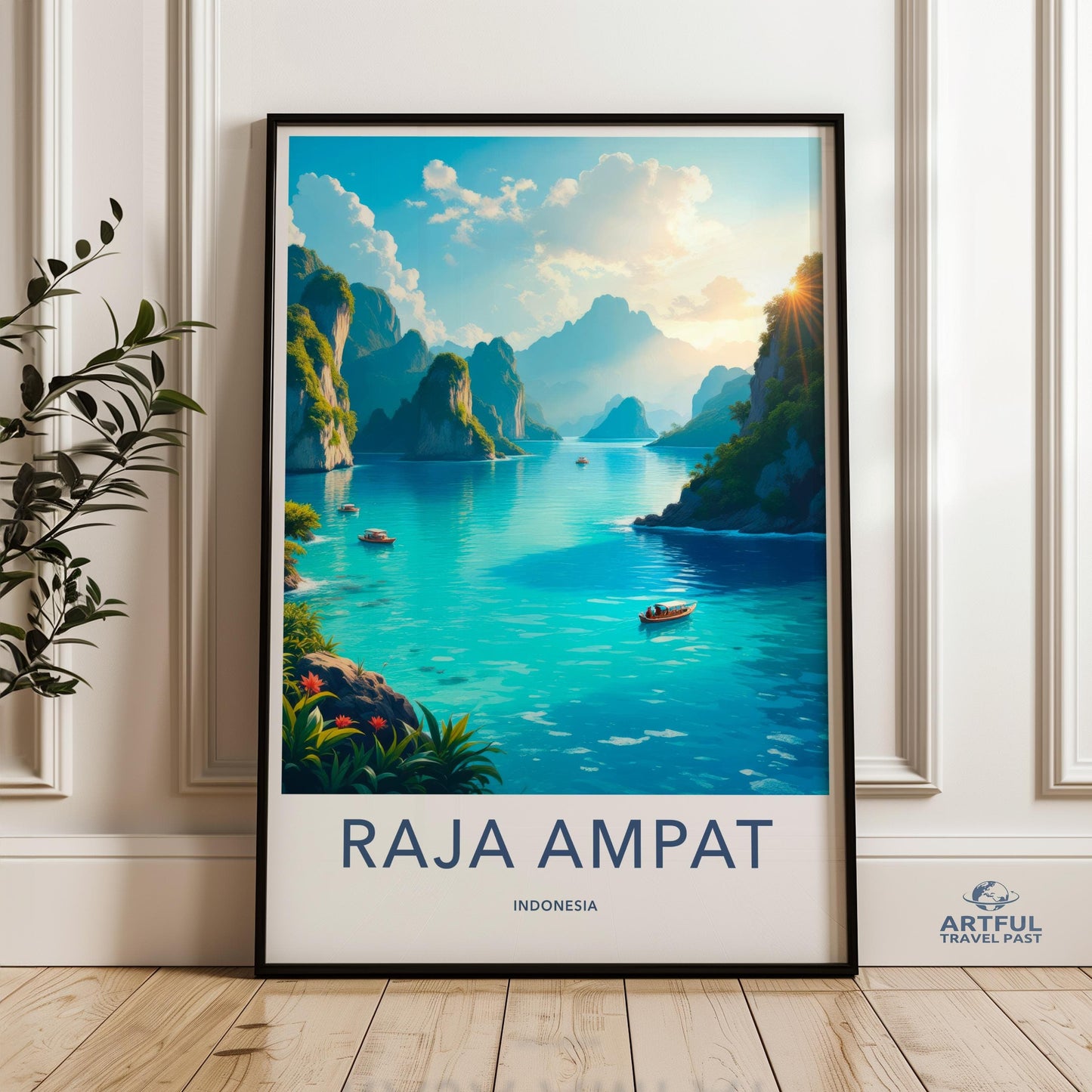 Raja Ampat Poster - Indonesia Wall Art