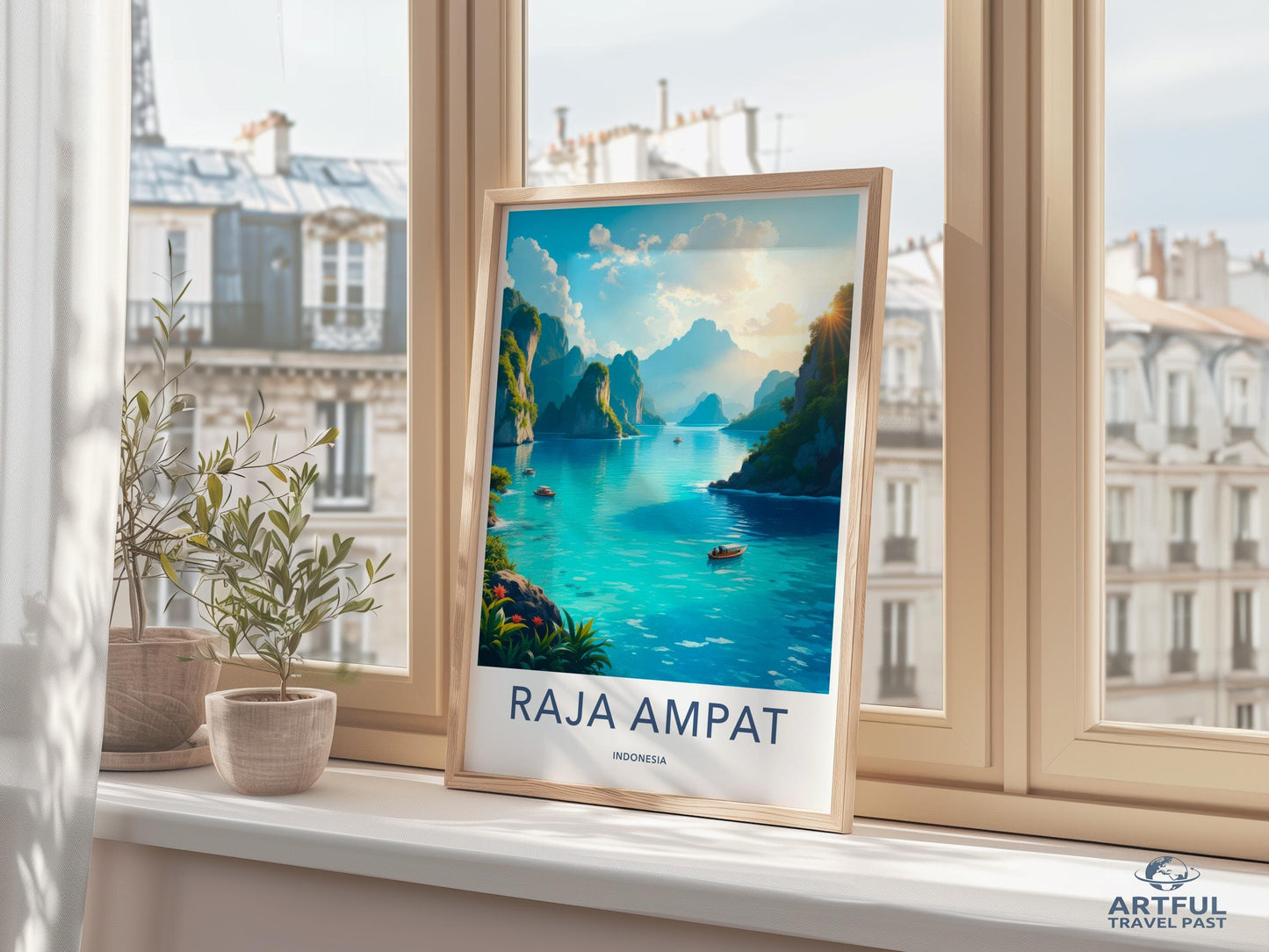Raja Ampat Poster - Indonesia Wall Art