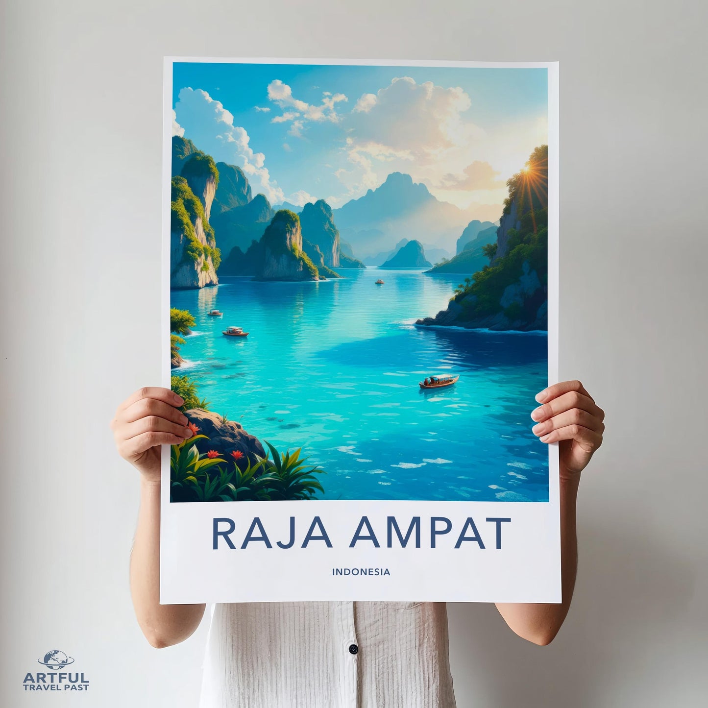 Raja Ampat Poster - Indonesia Wall Art