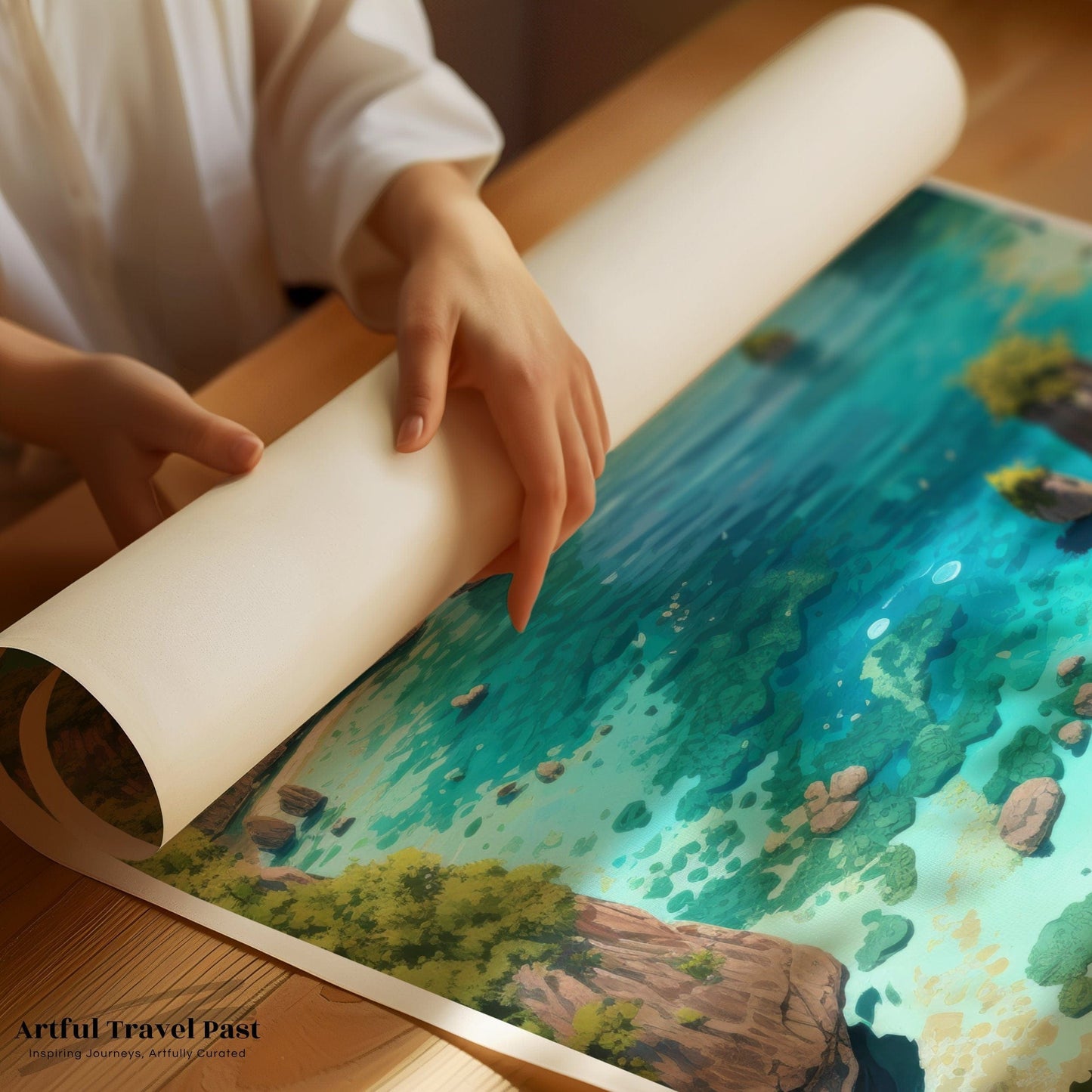 Raja Ampat Poster | Indonesia Wall Art | Asia Decor