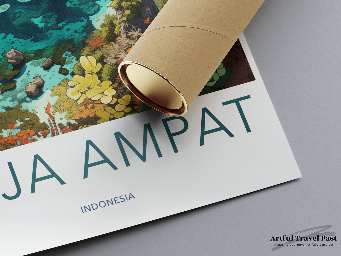 Raja Ampat Poster | Indonesia Wall Art | Asia Decor