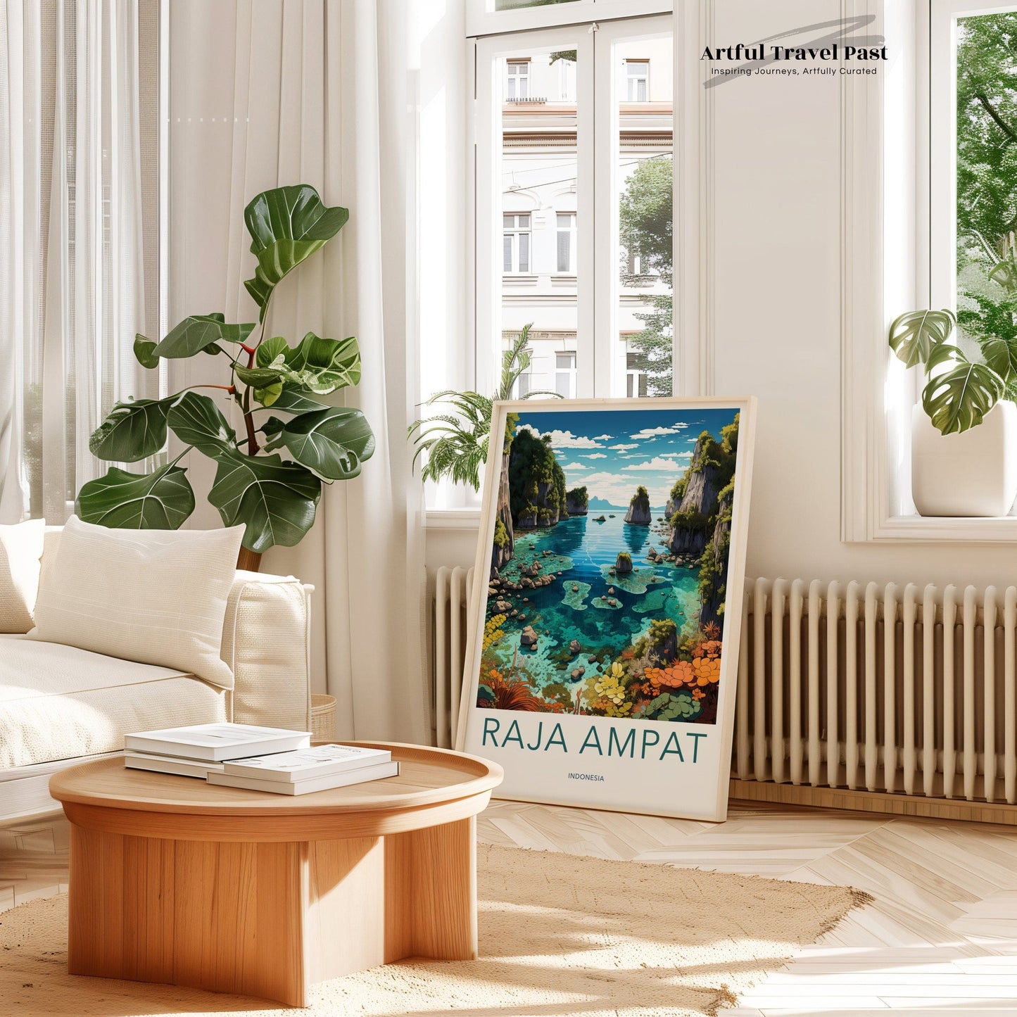 Raja Ampat Poster | Indonesia Wall Art | Asia Decor