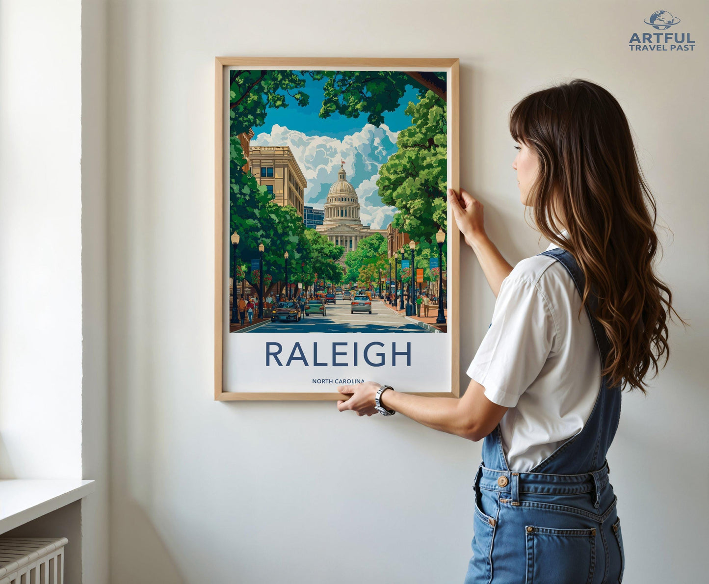 Raleigh Poster - NC Wall Art