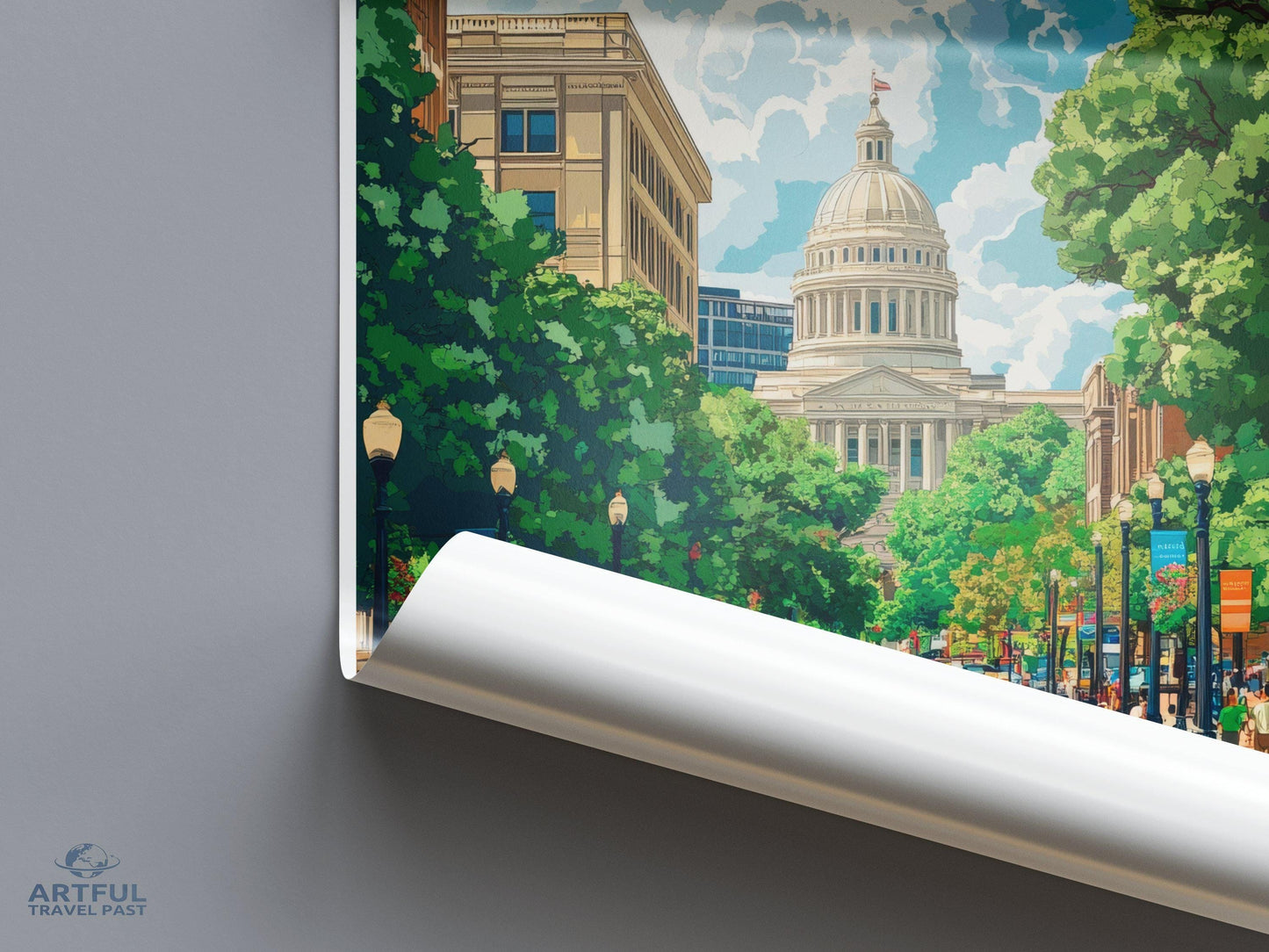 Raleigh Poster - NC Wall Art
