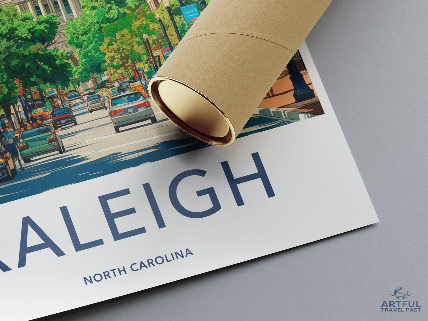 Raleigh Poster - NC Wall Art