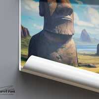 Rapa Nui Poster - Chile Wall Art