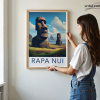 Rapa Nui Poster - Chile Wall Art