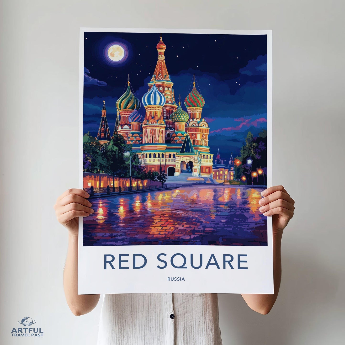 Red Square Moscow Poster - Russia Wall Art